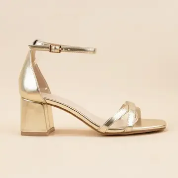 Edna Square Toe Block Heel