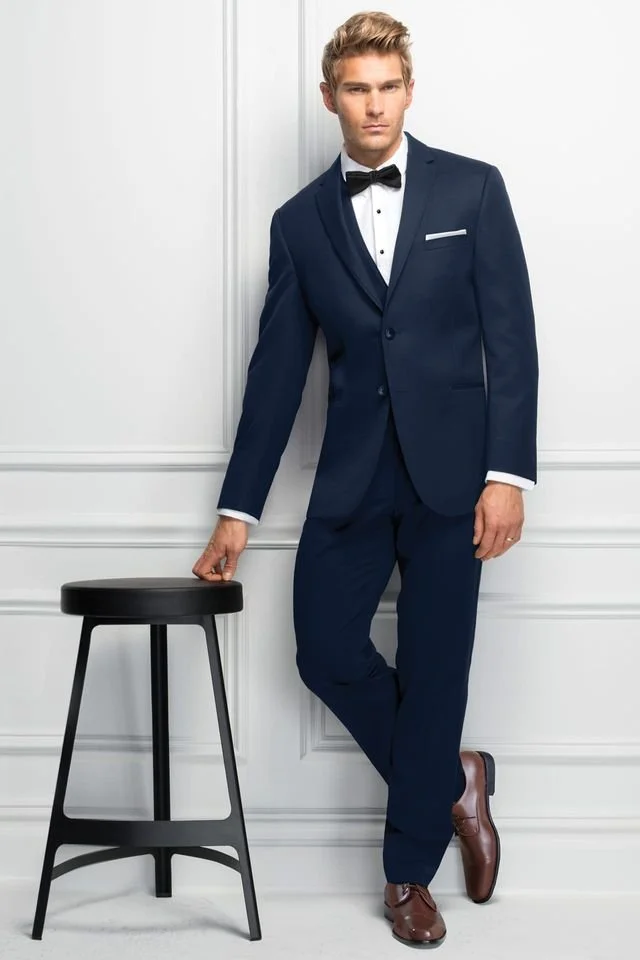 Slim Fit Navy Sterling Wedding Suit Michael Kors - Style 371