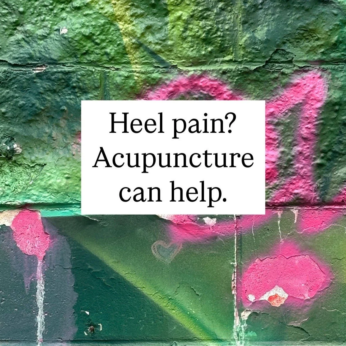 Acupuncture for Plantar Fasciitis