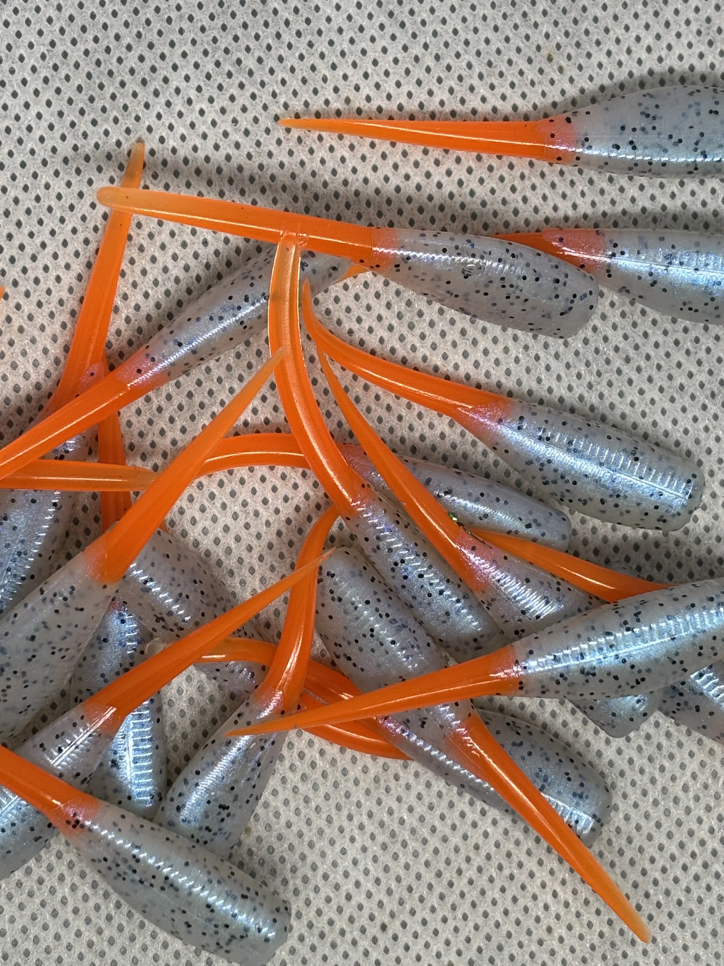 Monkey Milk Orange 2 Inch Baby Shad