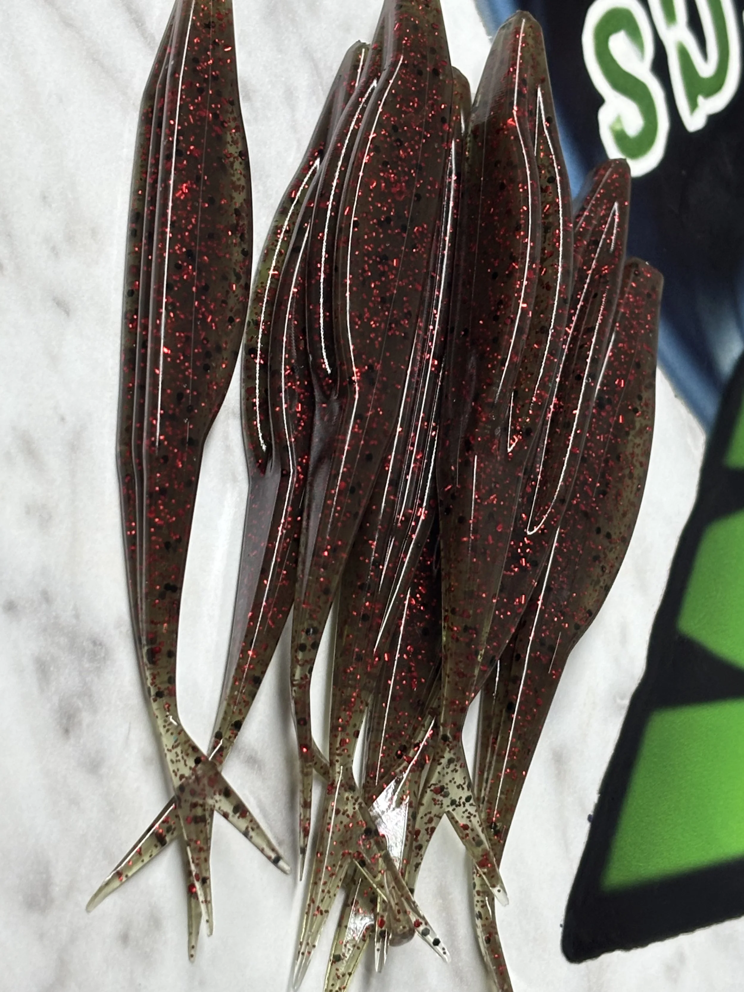 5 inch Jerk Bait “Fluke” Watermelon Red