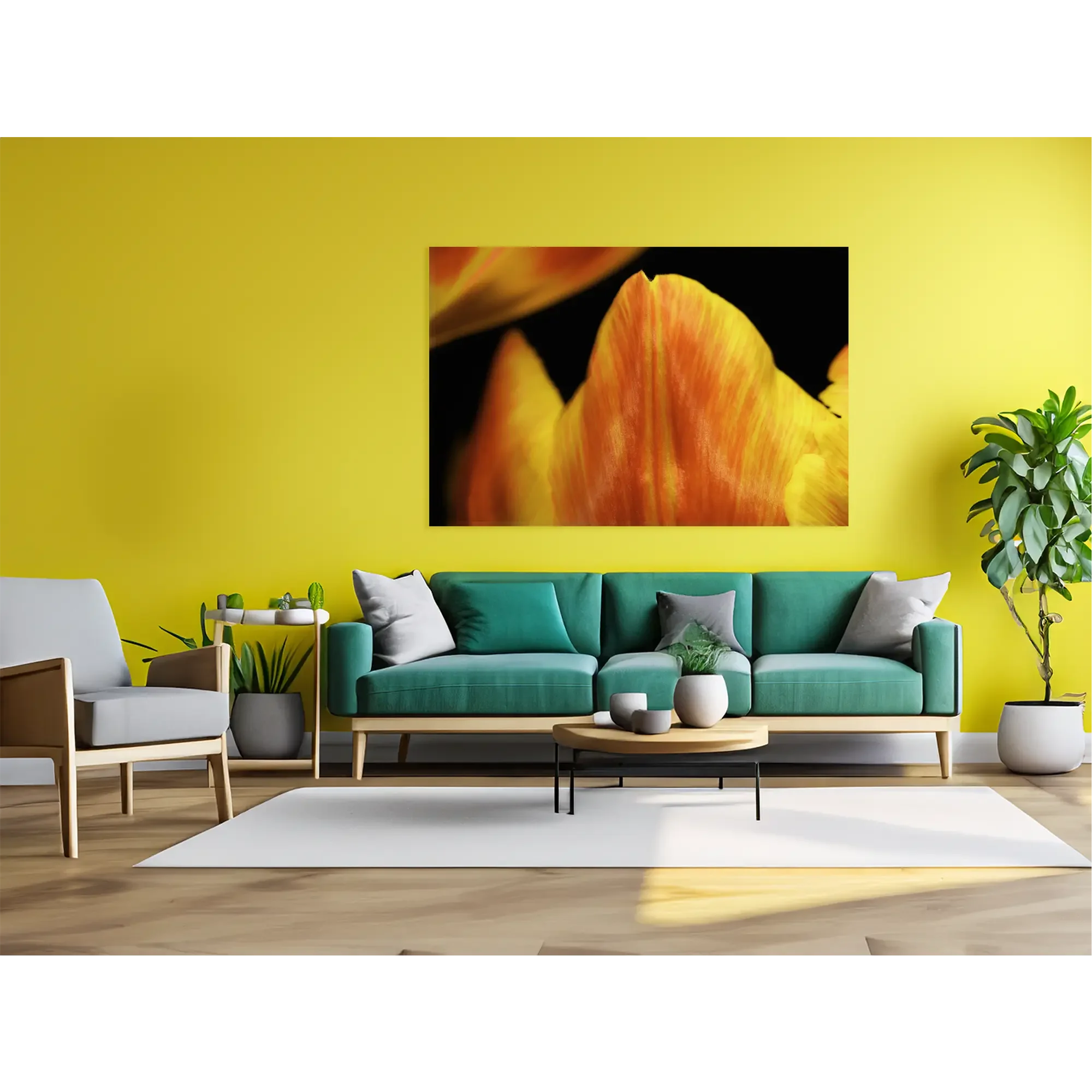 Blumen-3657-Rot-orangene Tulpen No 2 - im Raum.webp