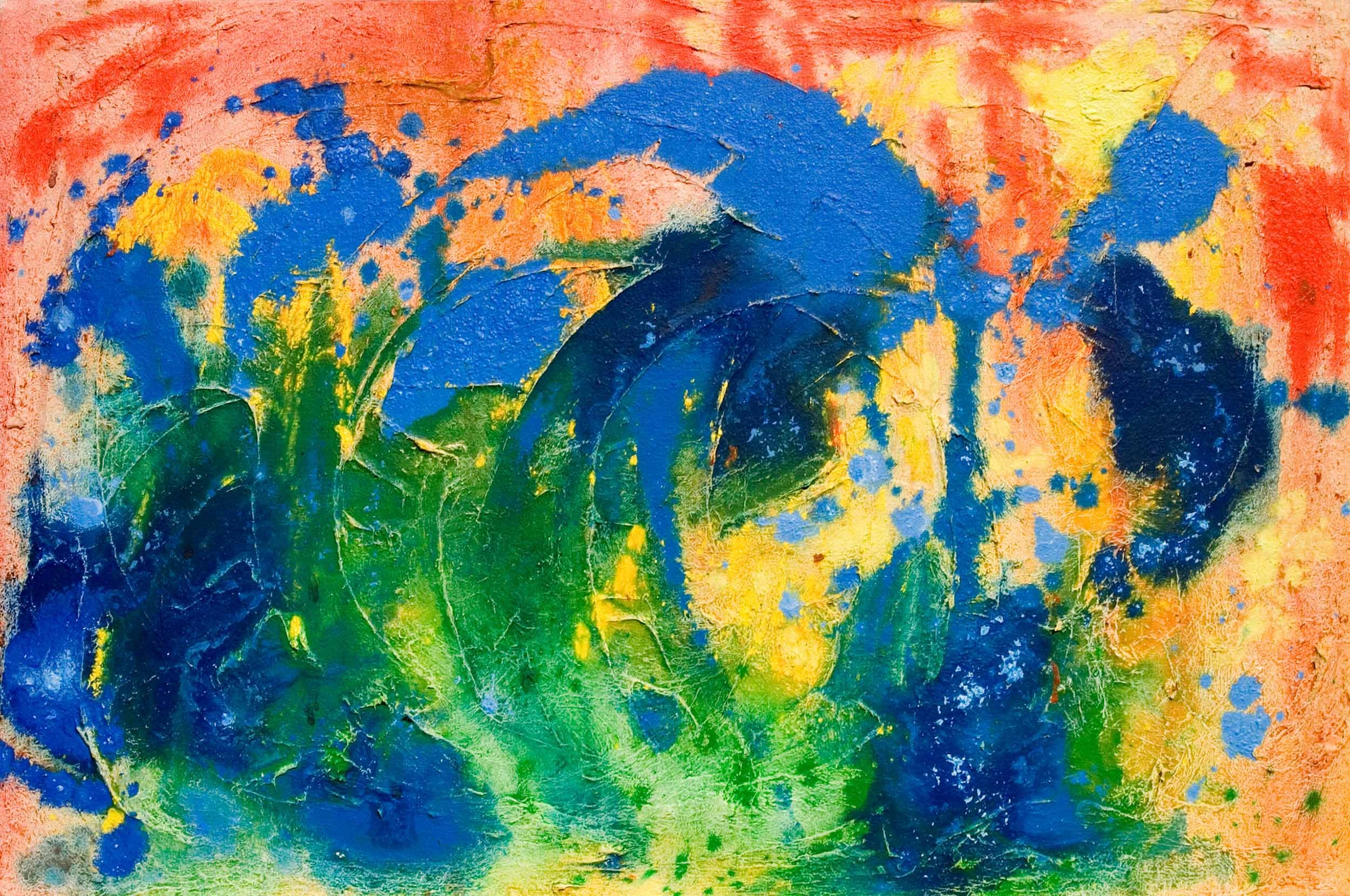 Tropical Heat, acrylic on linen, 22"x 30"