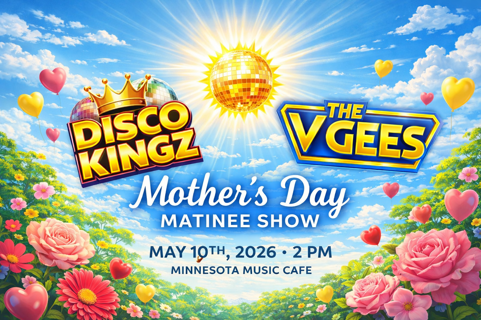 💐🪩 More Than a Woman: A Mother’s Day Disco Tribute Show 🪩💐 