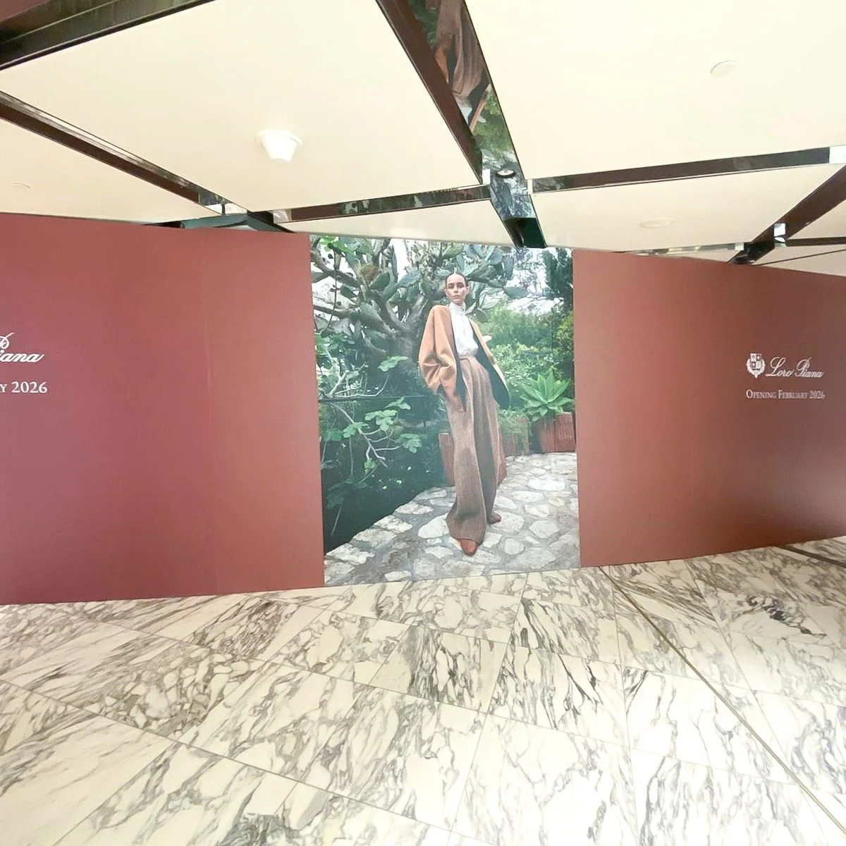 Loro Piana&rsquo;s First Australian Store 🇦🇺✨
 We partnered with @loropiana to print and install a clean, high-end hoarding skin for their very first Australian store.

Premium, and brand-aligned&mdash;this hoarding reflects Loro Piana&rsquo;s sign