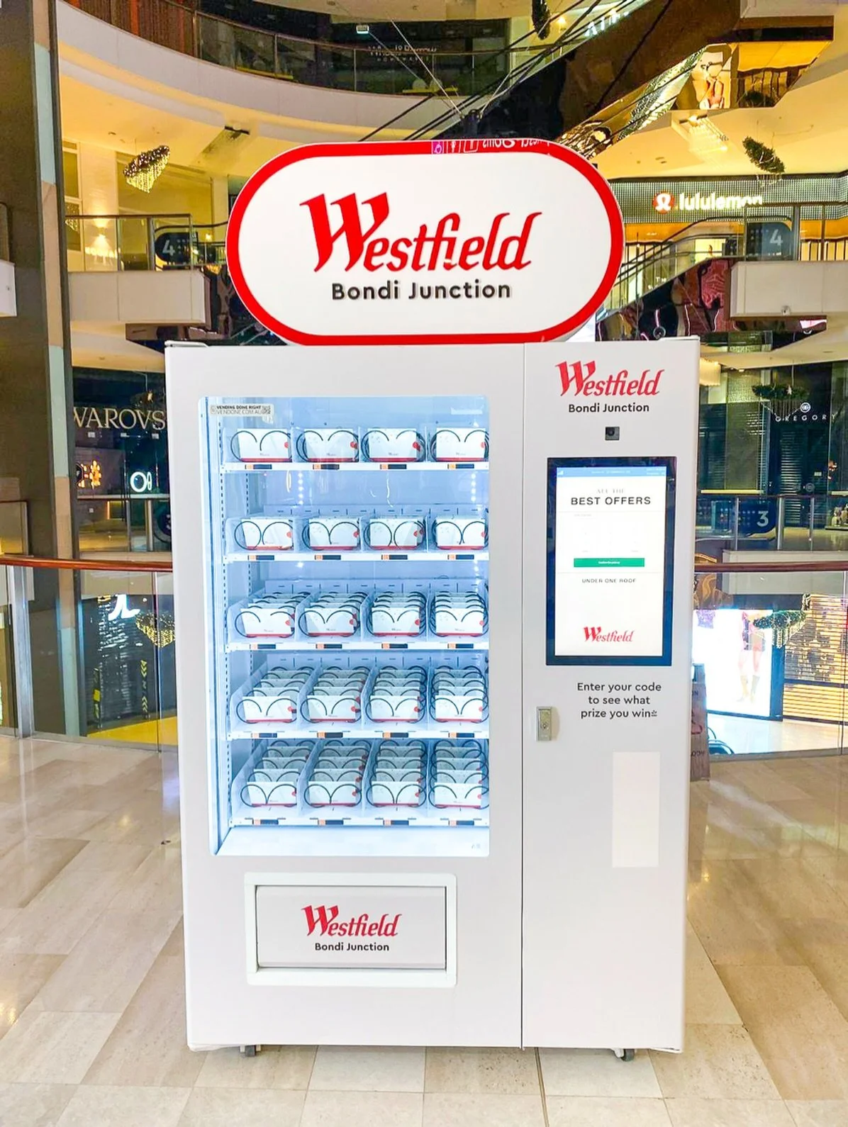 Mesh Print brought the Black Friday buzz to life 🖤

Proud to have produced the sign for Westfield Bondi&rsquo;s vending machine as part of their Black Friday activation. 
Bold prints for bold moments. 🛍️✨

#retailsignage #blackfriday #print #design