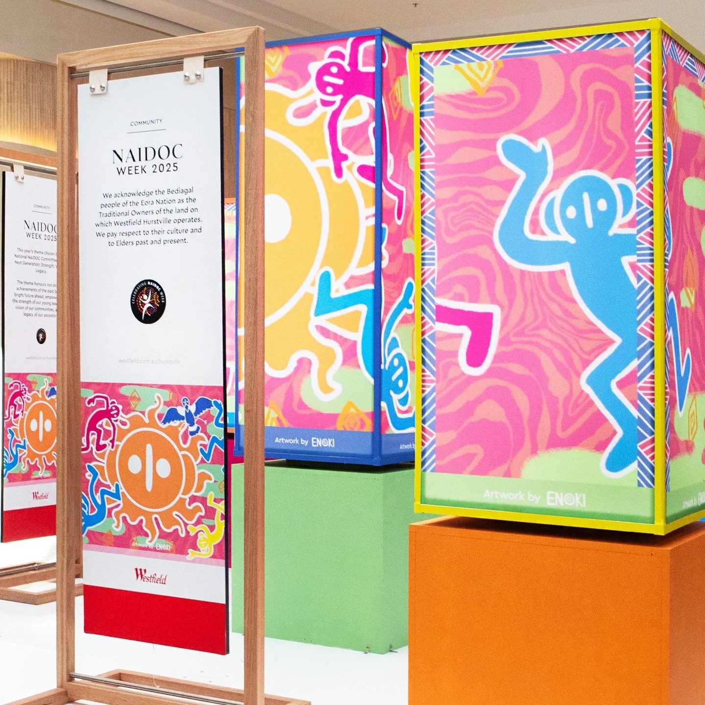A past NAIDOC Week installation designed to be experienced and not just viewed! 3/3