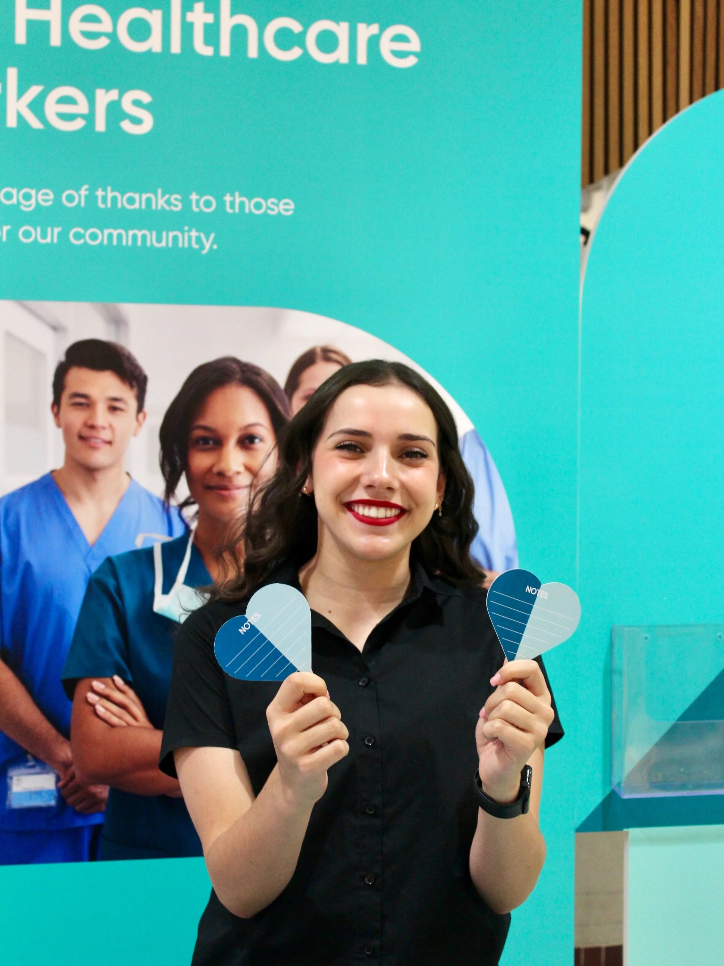 A custom-built activation for @royalrandwicksc, designed to encourage visitor participation through handwritten messages of appreciation for International Nurses Day 2026 

@meshprint_