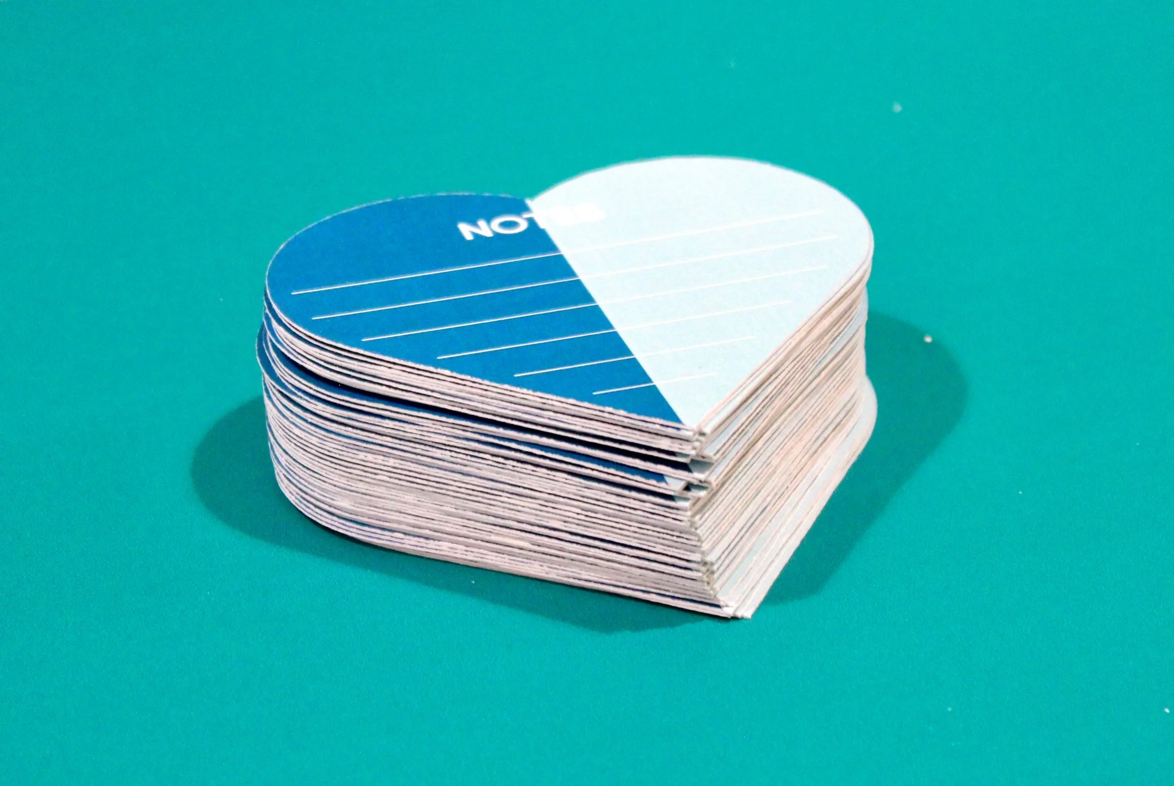 Custom heart cutouts, designed and produced in-house by us!