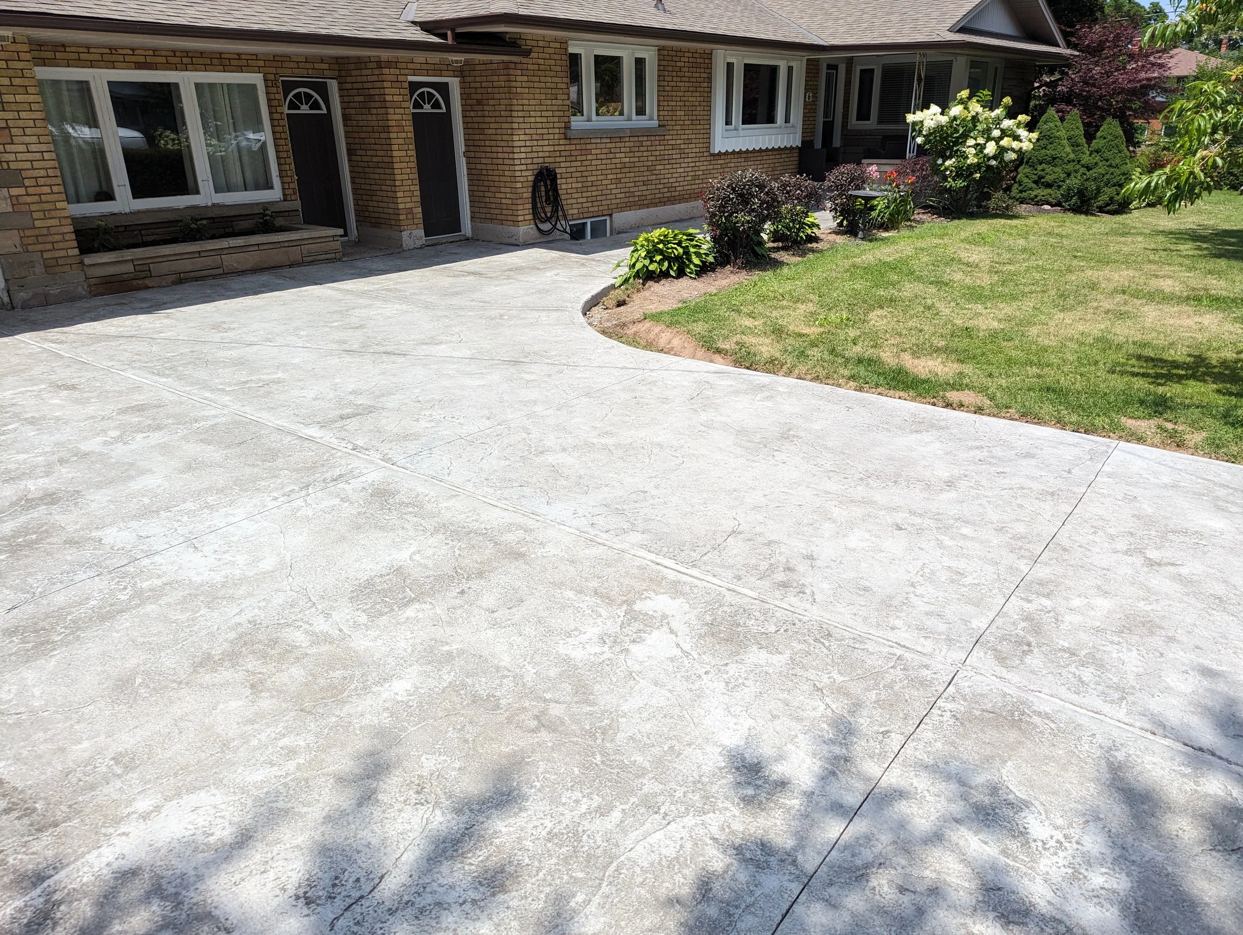 Stamped Driveway 