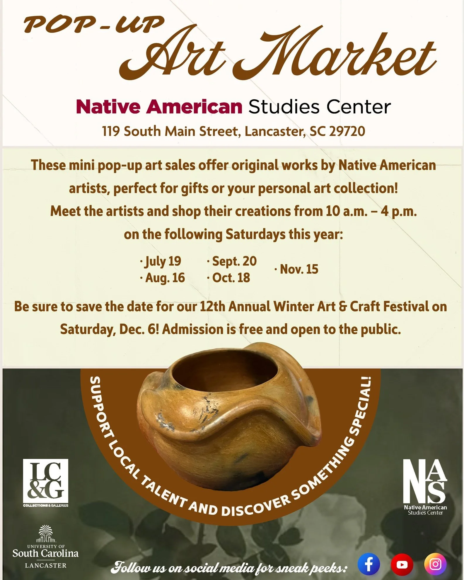 Pop-Up Art Market: NAS Center