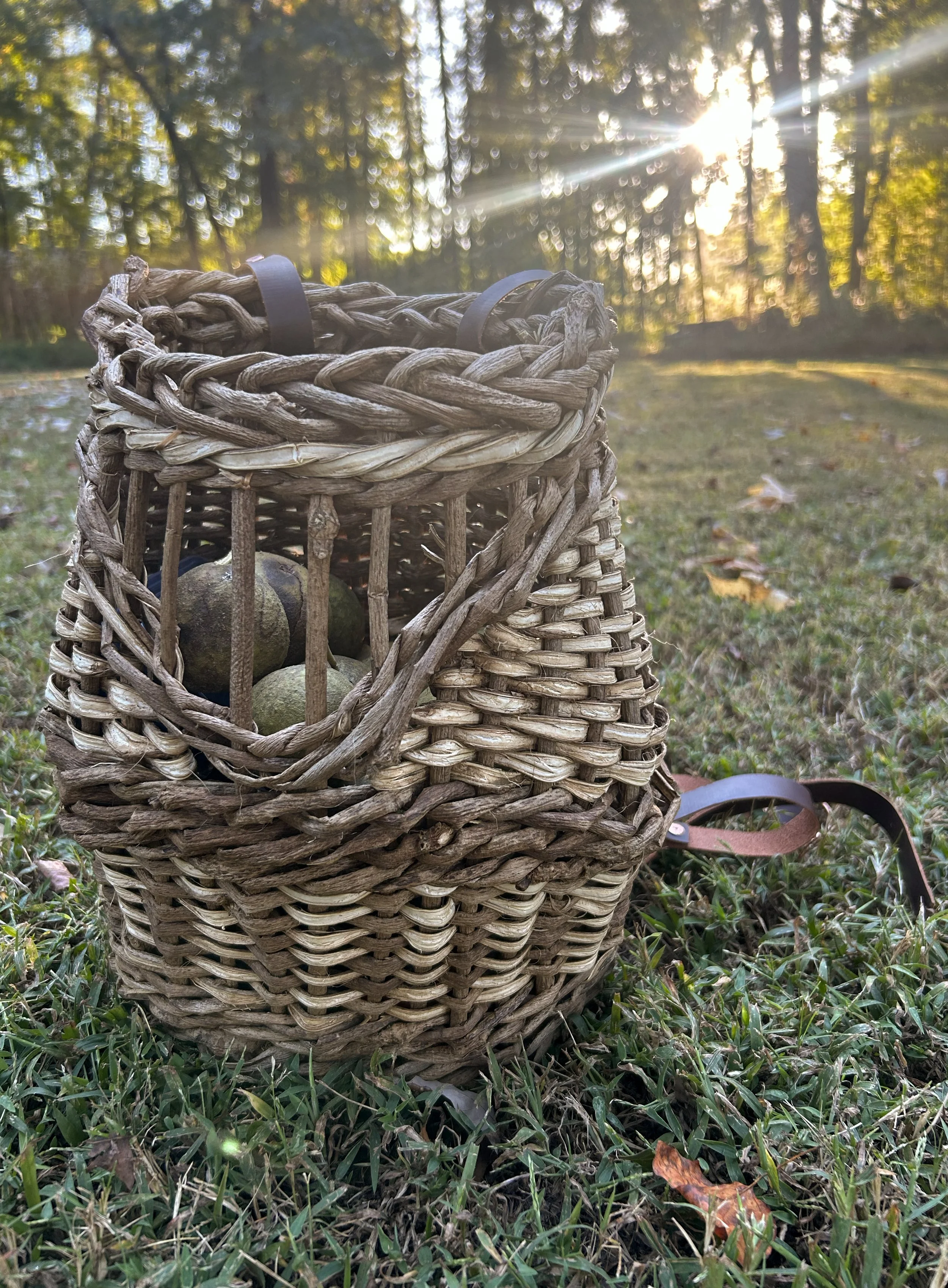 Handwoven Kudzu Basket
