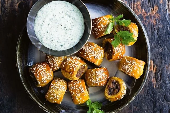 Mini Masala Sausage Rolls