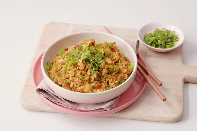 Sticky Pork Mince Fried Rice
