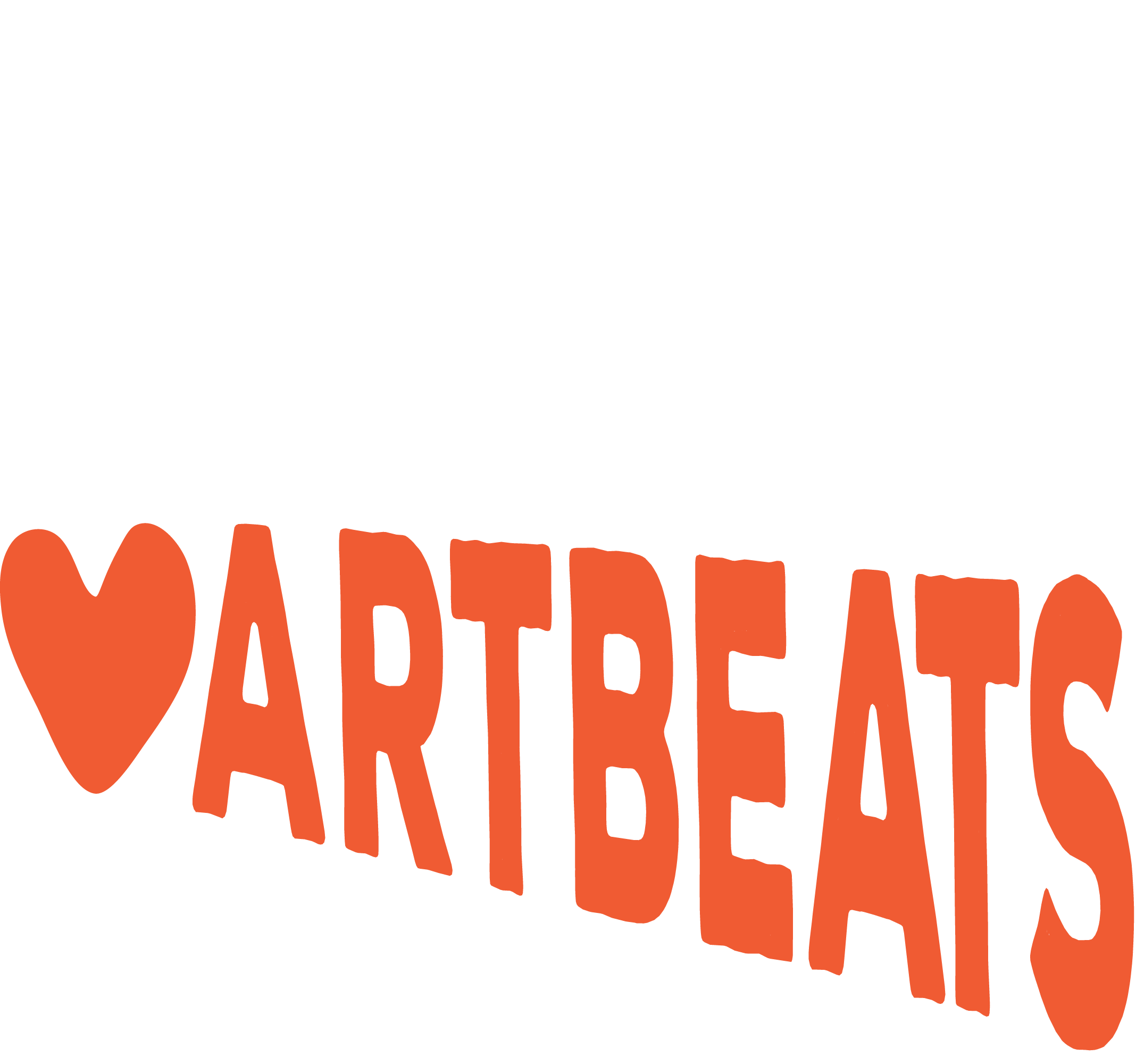 Text reads 'Western Art Beads' with a heart symbol in place of the 'o' in 'Love', styled with distressed font on a black background.