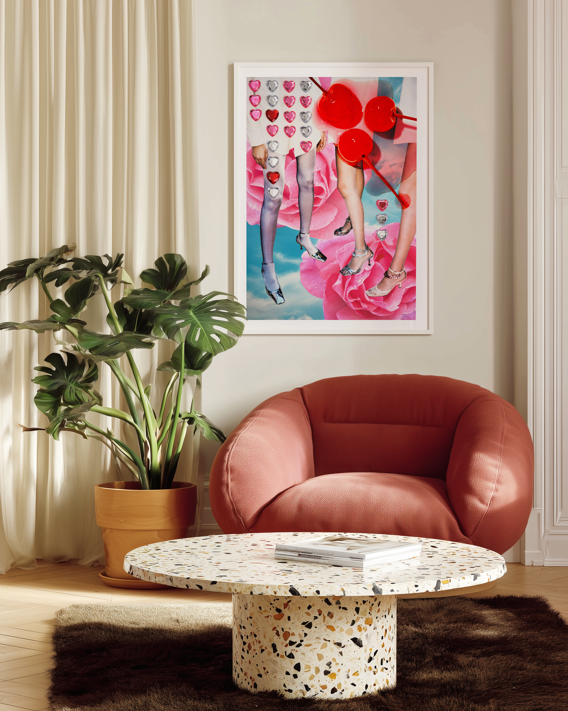 Cherry Hearts Art Print.png