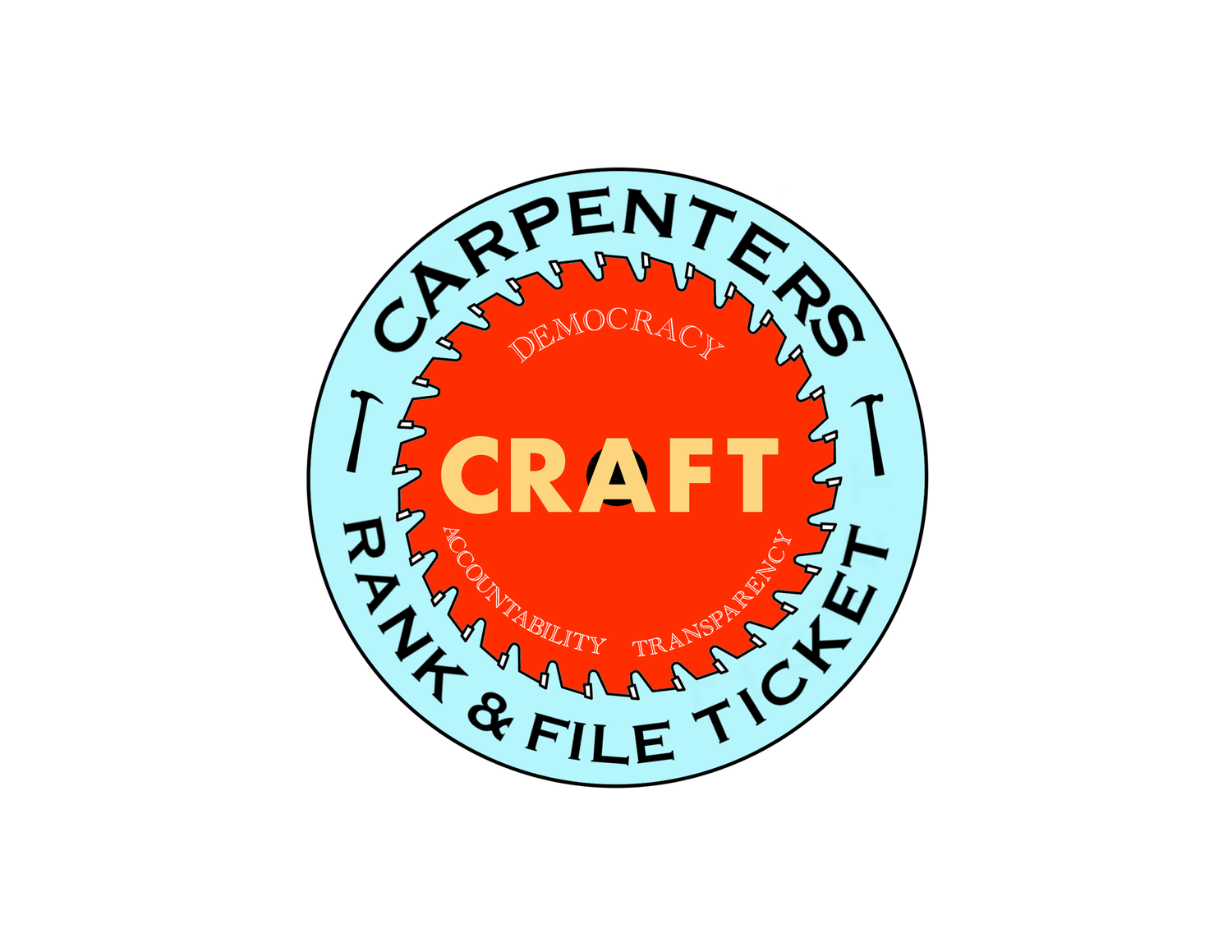 CARPENTERS RANK AND FILE TICKET
