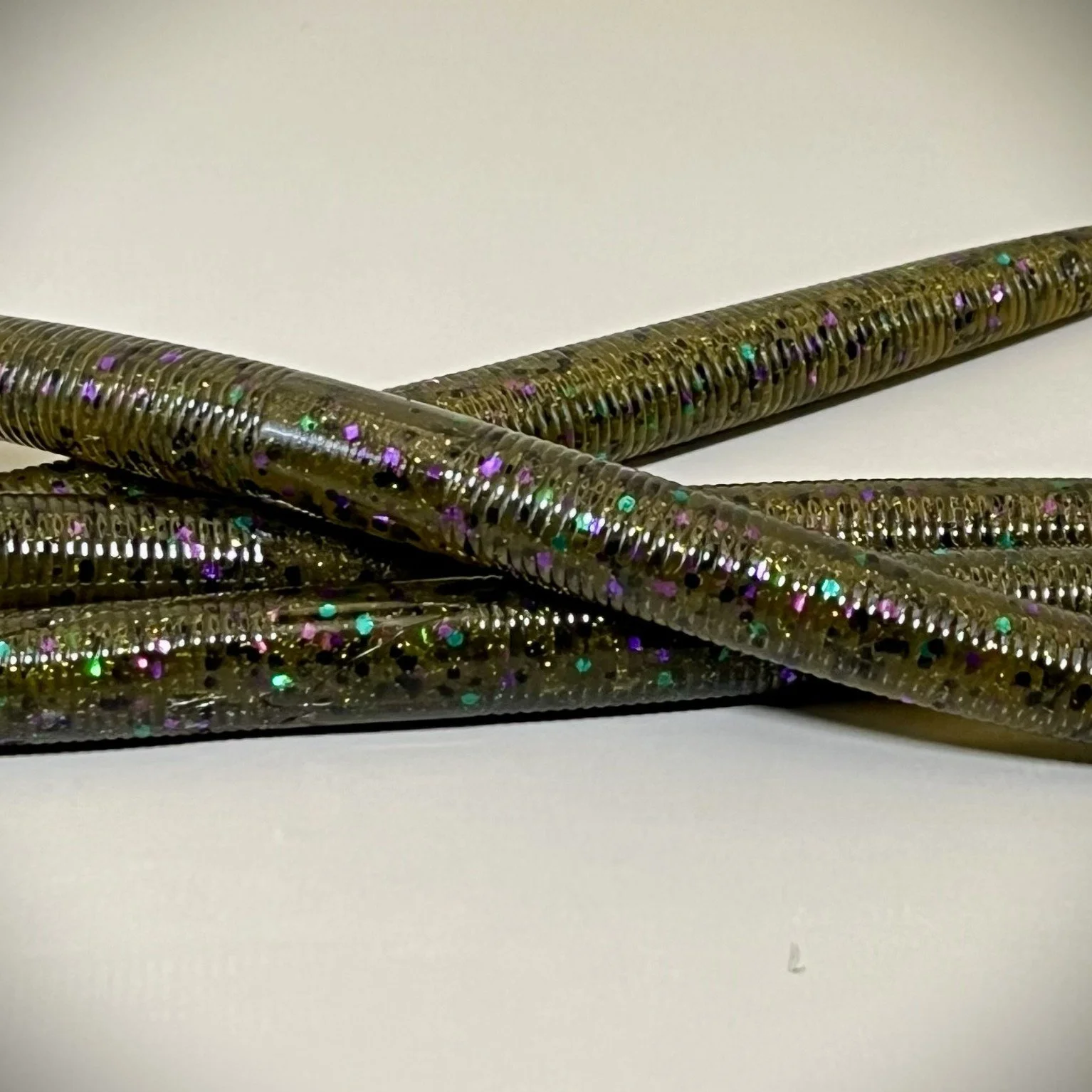 5" Stick Worm - Green Pumpkin Candy