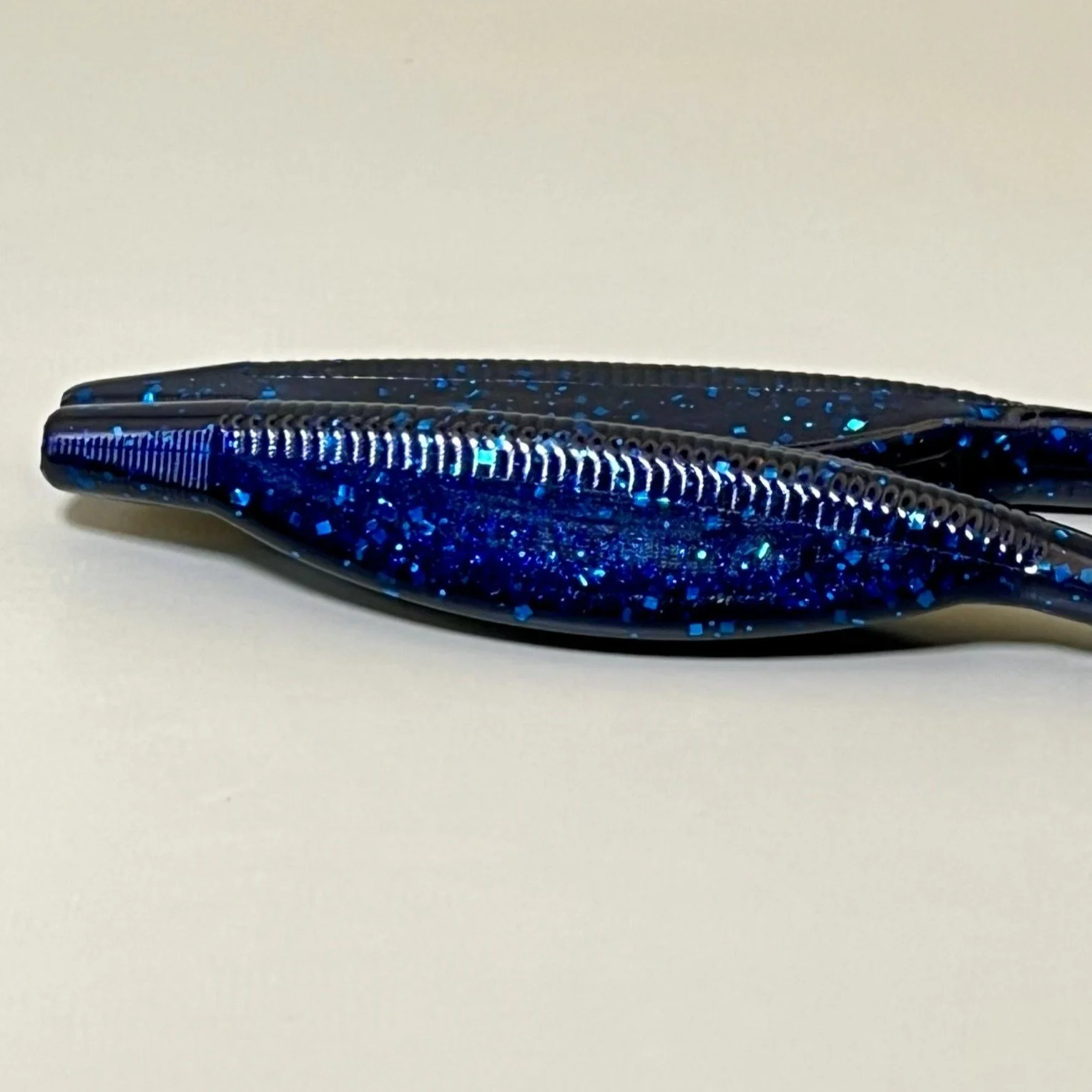Black / Blue Flake Soft Plastic Jerk Bait