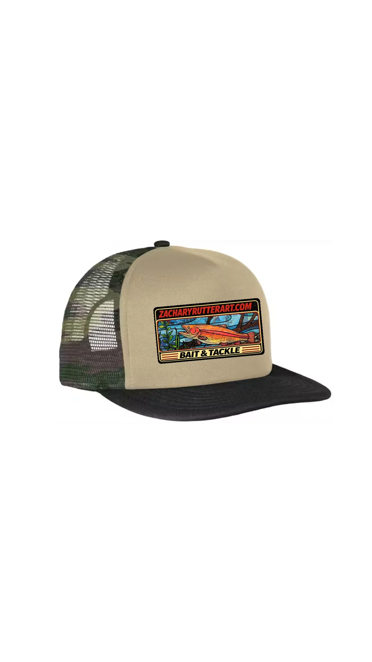 "Golden Rainbow" Bait & Tackle Trucker Hat