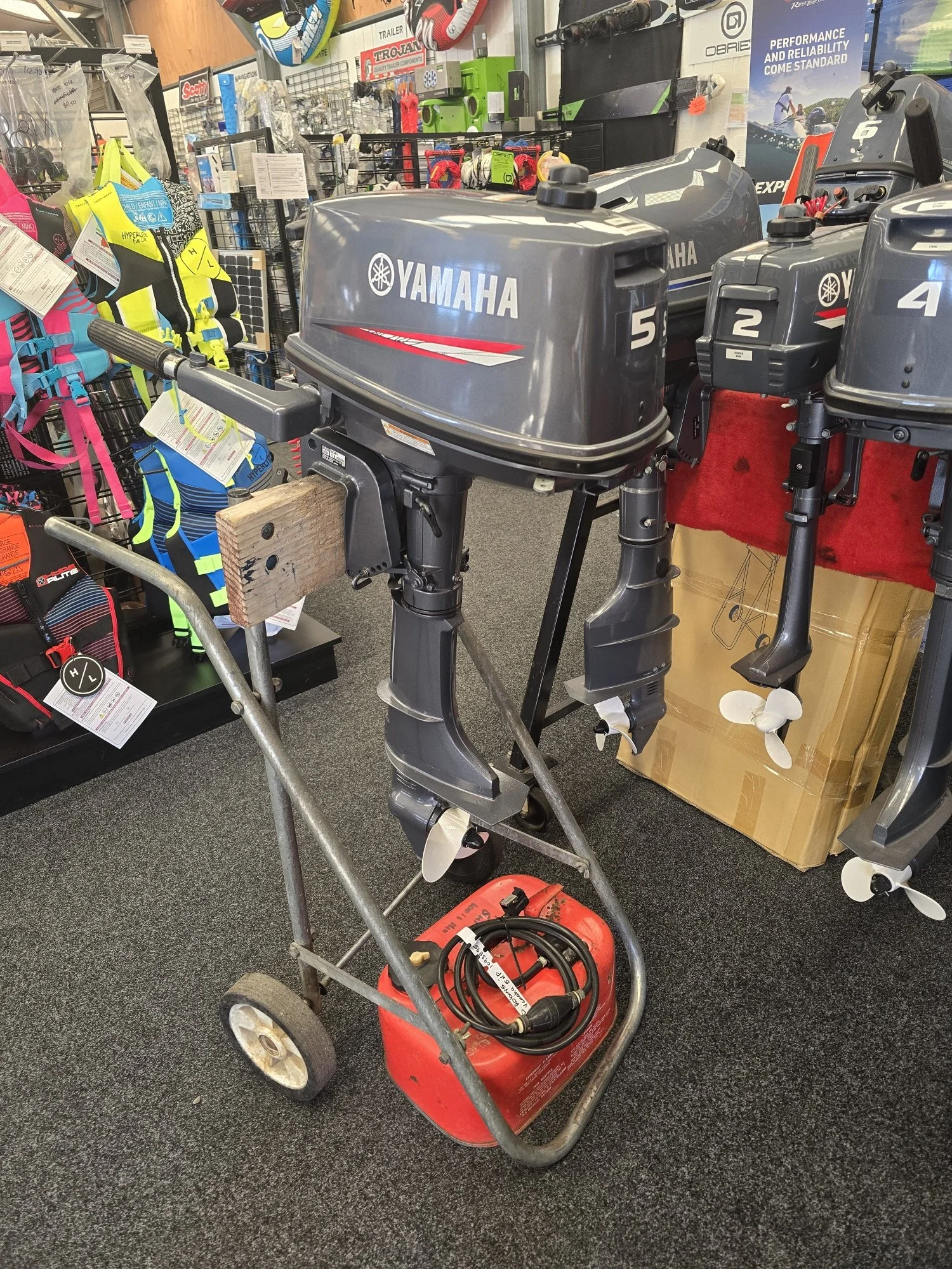 2016 Yamaha 5hp 2 stroke Outboard $1,650.00