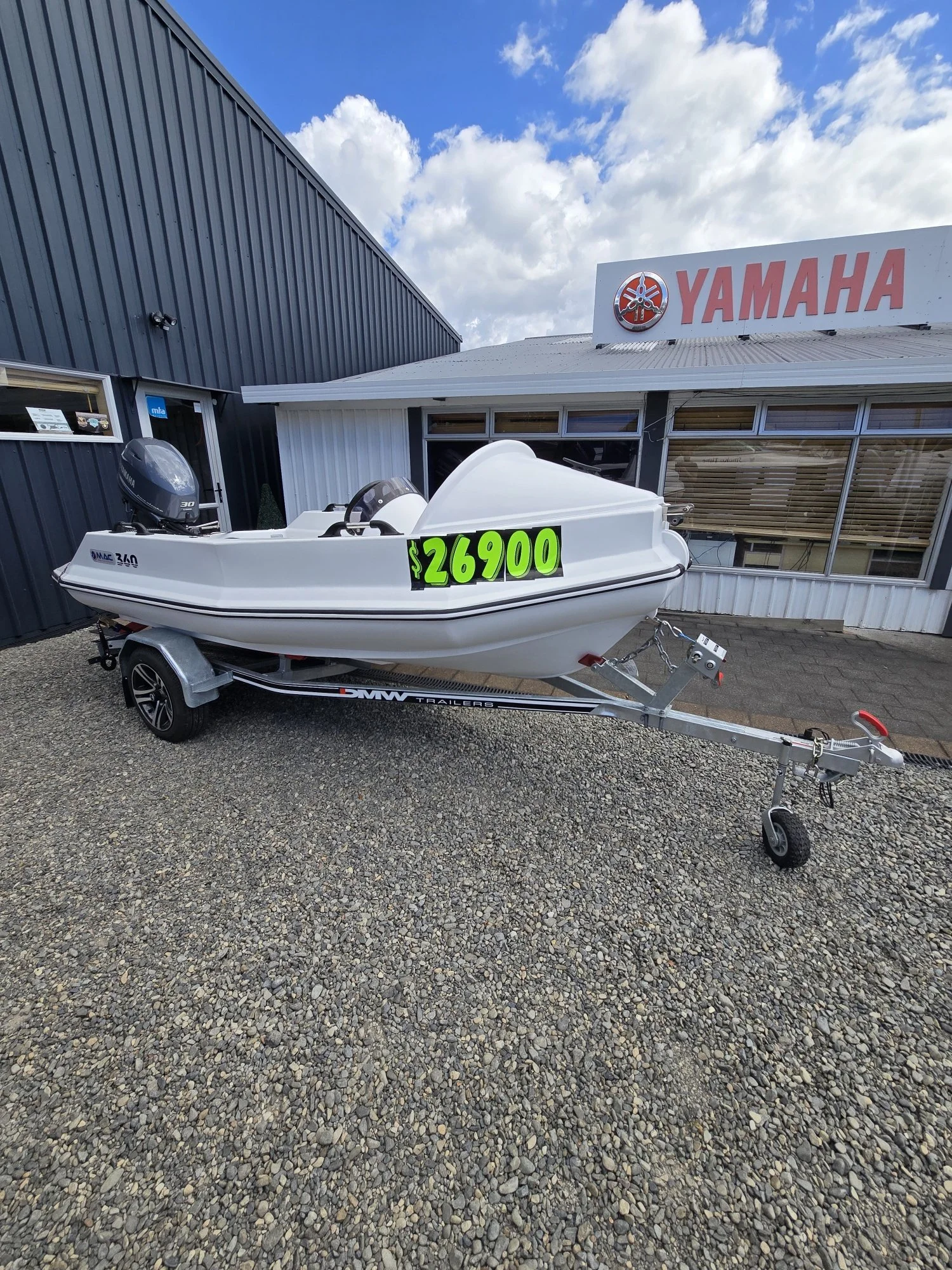 MAC 360 Forward Steer Boat Package ONSITE