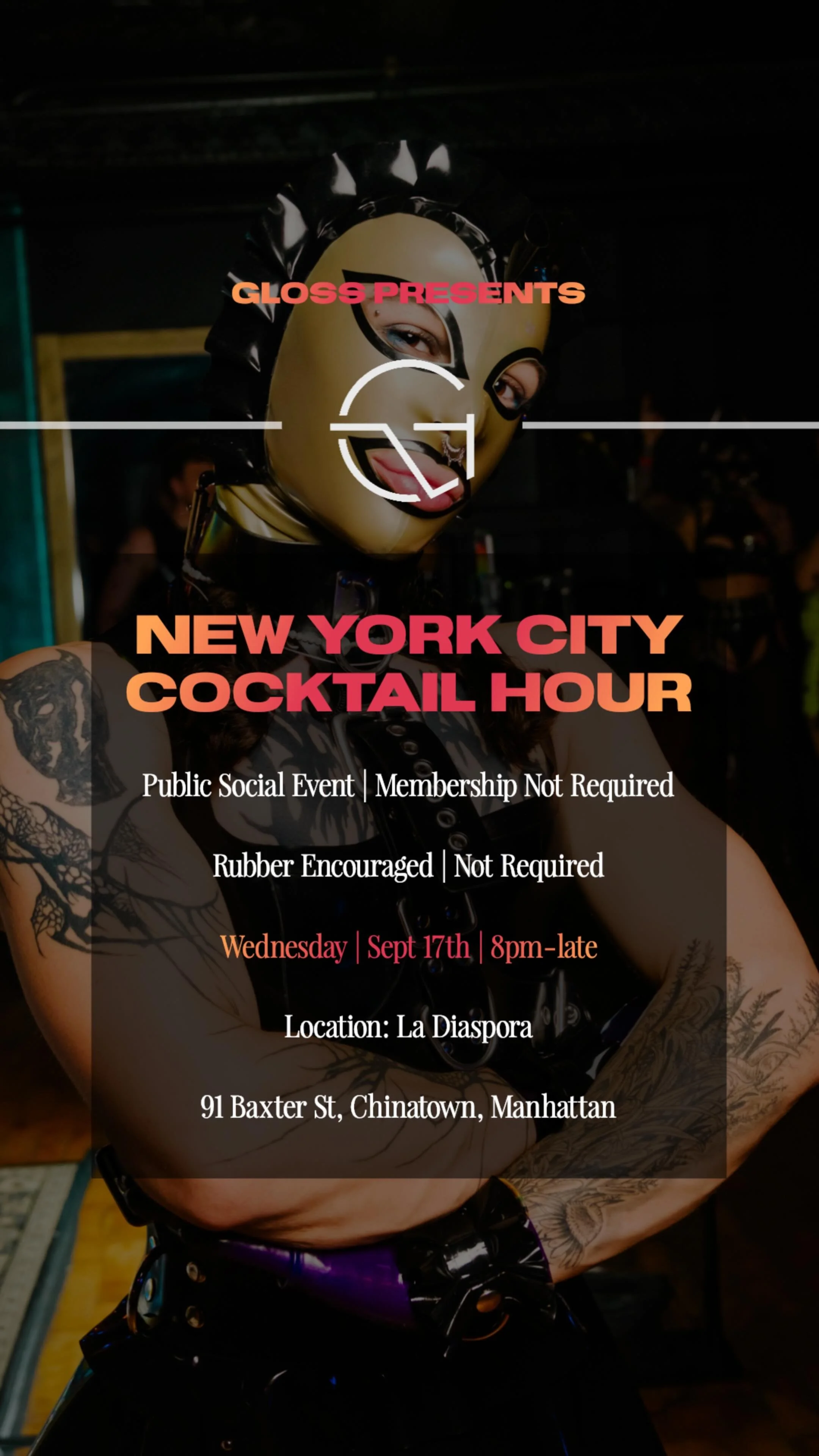 THIS WEDNESDAY! Join us for our monthly NYC Cocktail Hour and grab a drink with the Glossies!
📸: @carlystarphoto