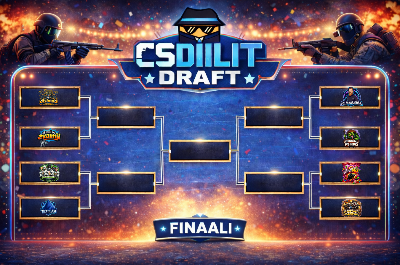 CSDIILIT DRAFT TURNAUS 1000€ VOITTAJALLE – Lauantaina klo 15:00 Palkintokaappi julkistus &amp; pelaajahaastattelu!