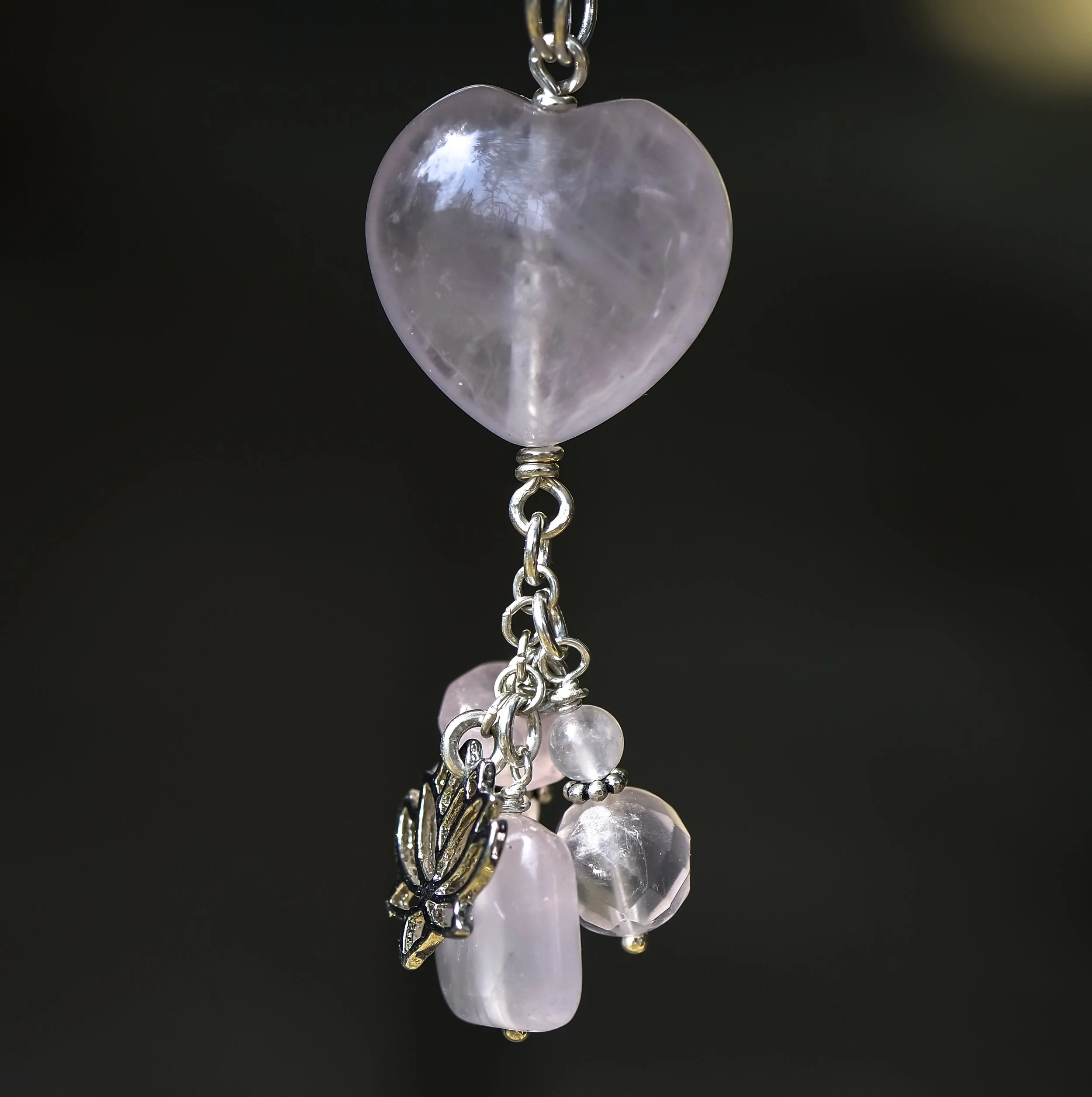 Rose Quartz Dangle Charm
