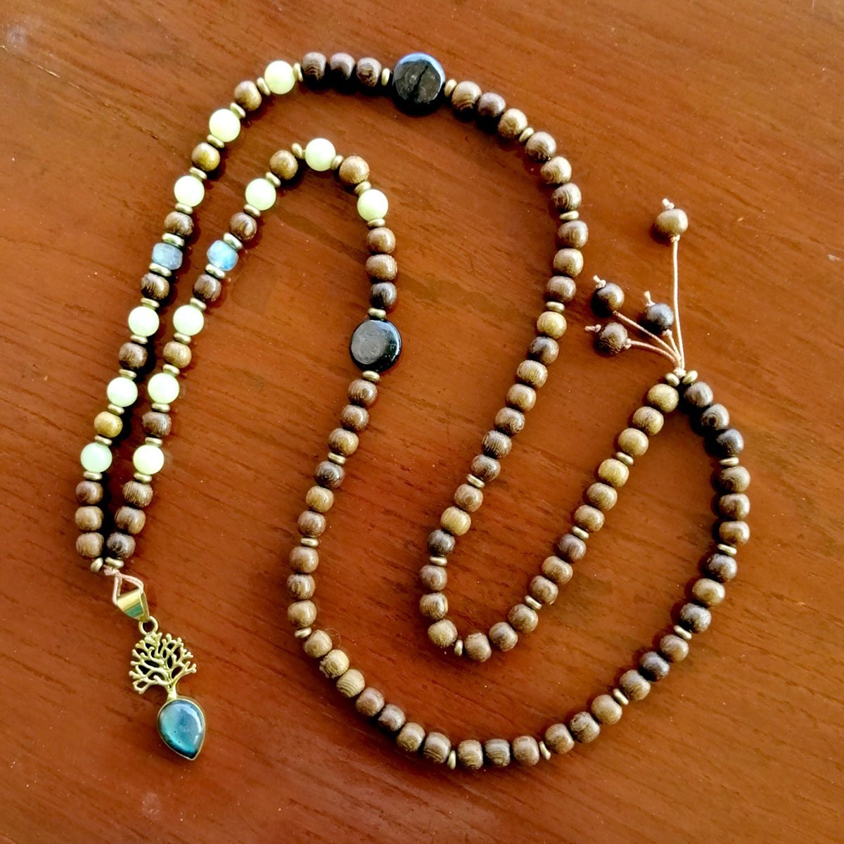 Heliodor Labradorite and Hypersthene Mala 2.jpg
