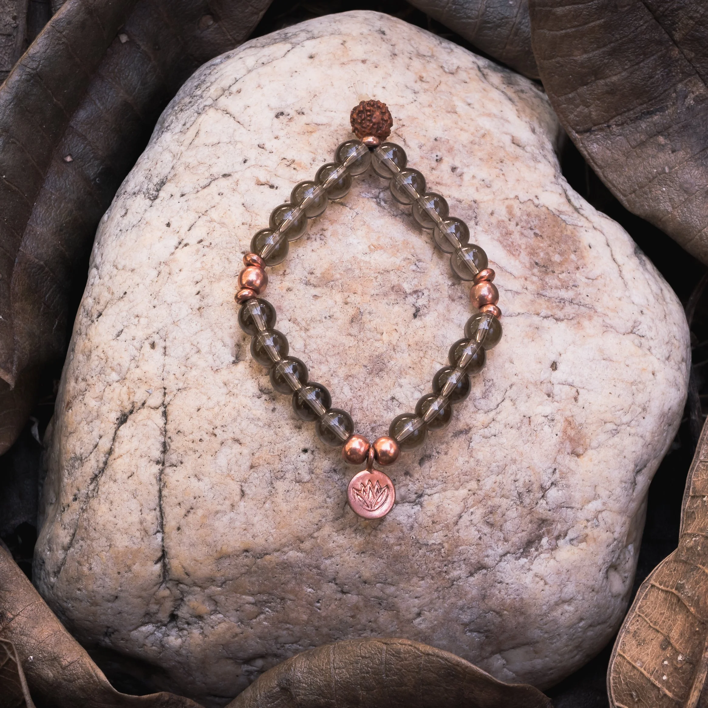 smoky Quartz stretch bracelet.jpg