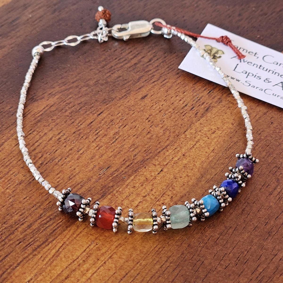 Garnet-Carnelian-Citrine-Aventurine-Apatite-Lapis-Amethyst-Rainbow-Chakra-Silver-Bracelet-1.jpg