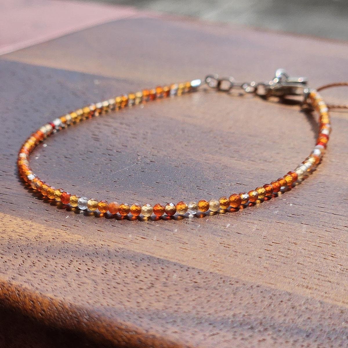 Carnelian-Adjustable-Small-Beaded-Silver-Bracelet-4.jpg