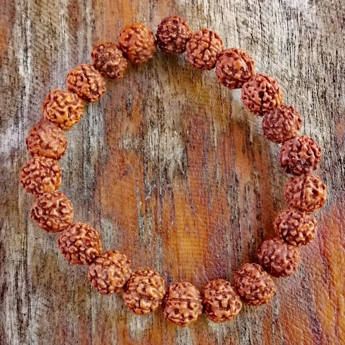 Simple Rudraksha Stretch Bracelet