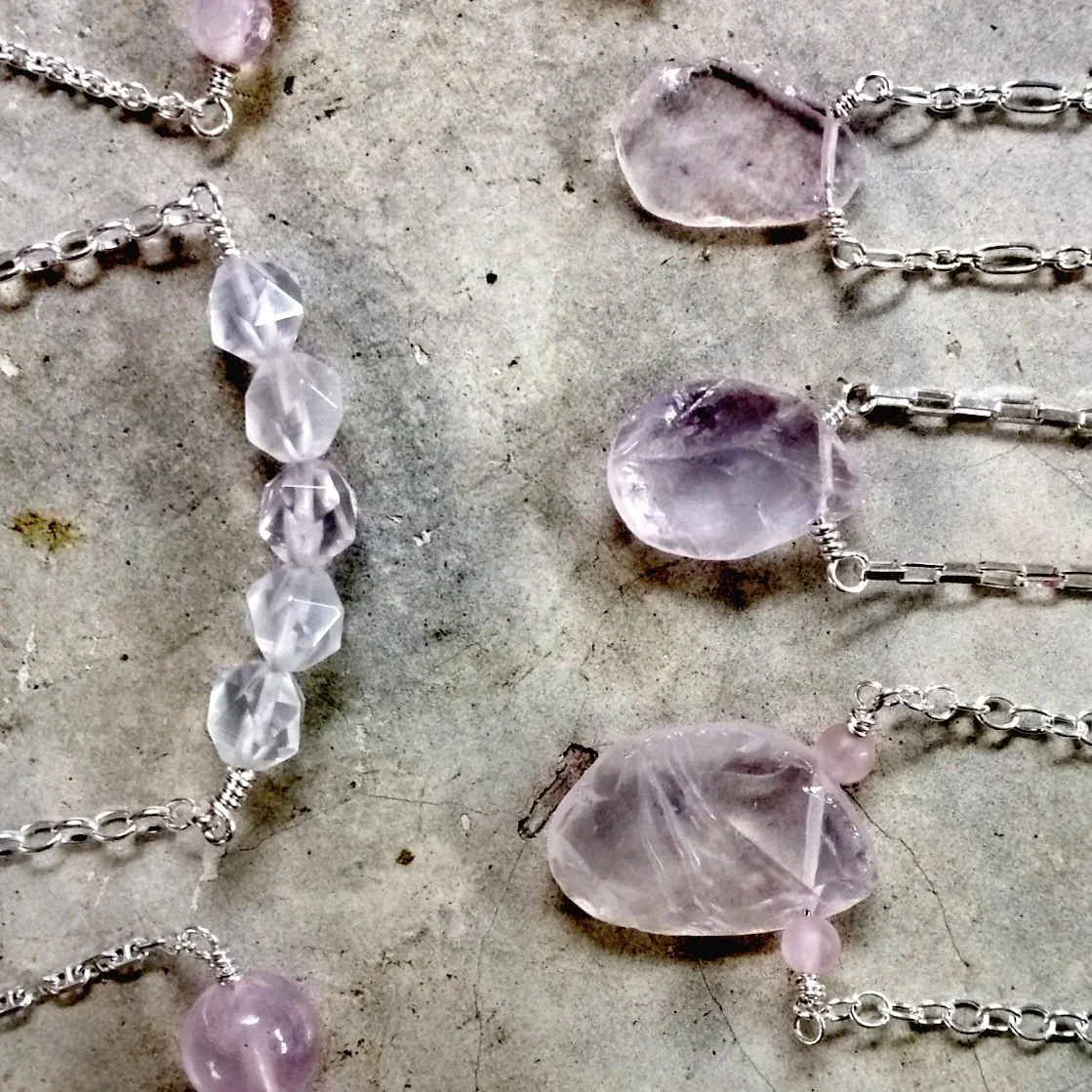 Rose Quartz Necklaces