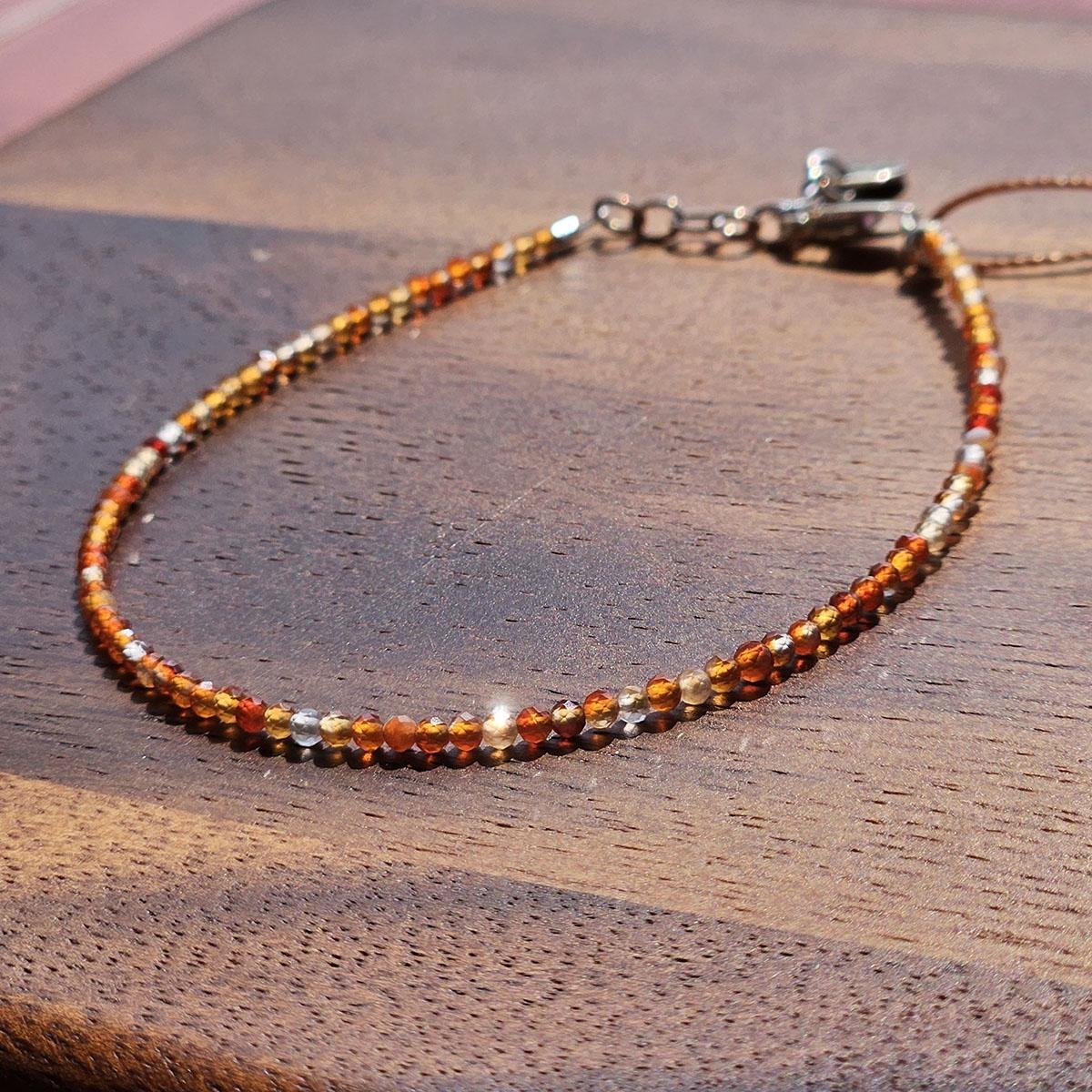 Carnelian-Adjustable-Small-Beaded-Silver-Bracelet-3.jpg