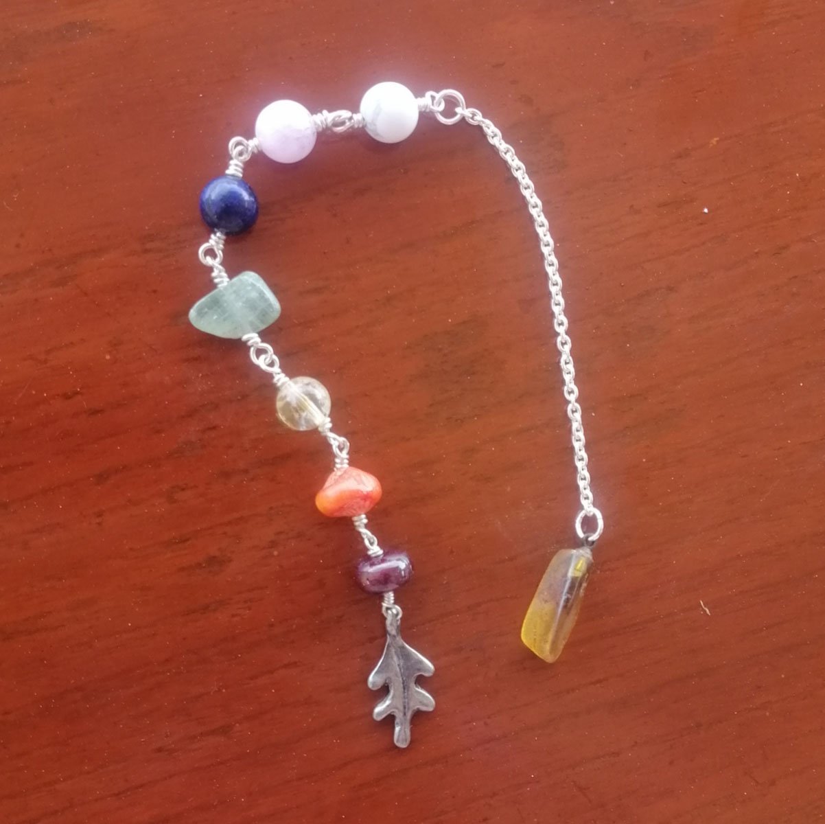 Full Chakra Pendulum with Leaf and Amber 2.jpg