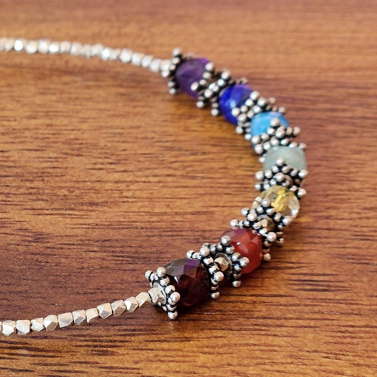 Garnet-Carnelian-Citrine-Aventurine-Apatite-Lapis-Amethyst-Rainbow-Chakra-Silver-Bracelet-2.jpg