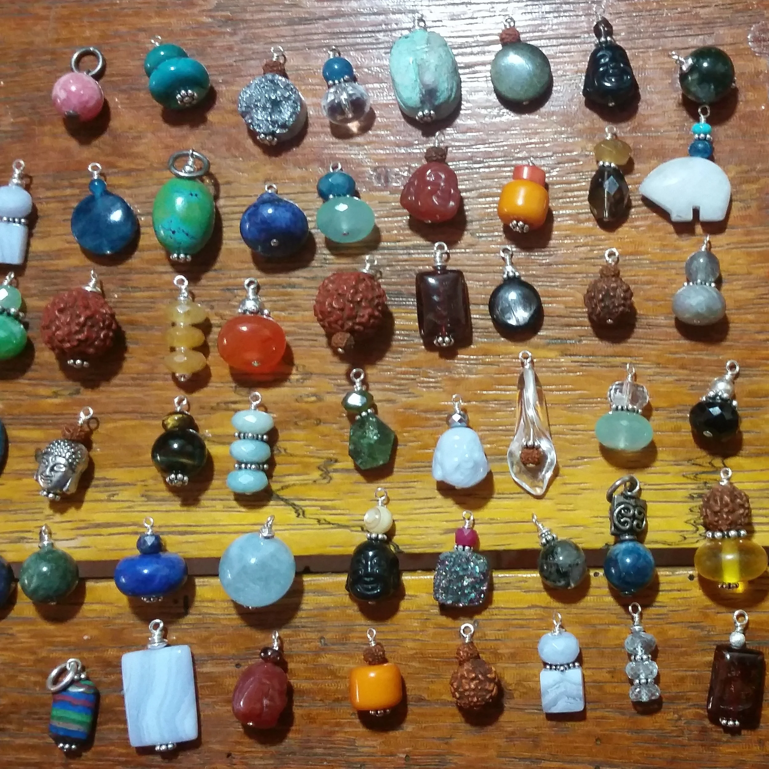 Gemstone Charms Selection