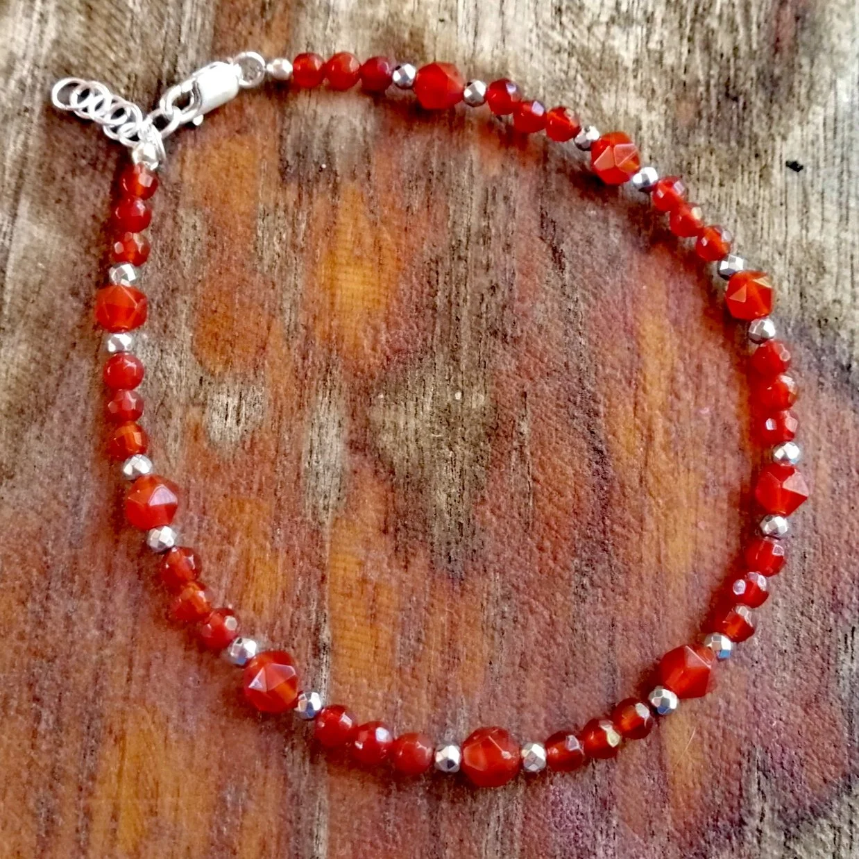 Carnelian Anklet