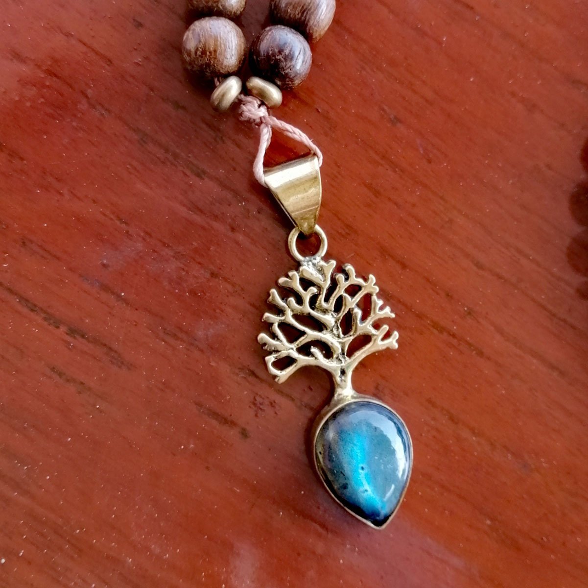 Heliodor Labradorite and Hypersthene Mala 3.jpg