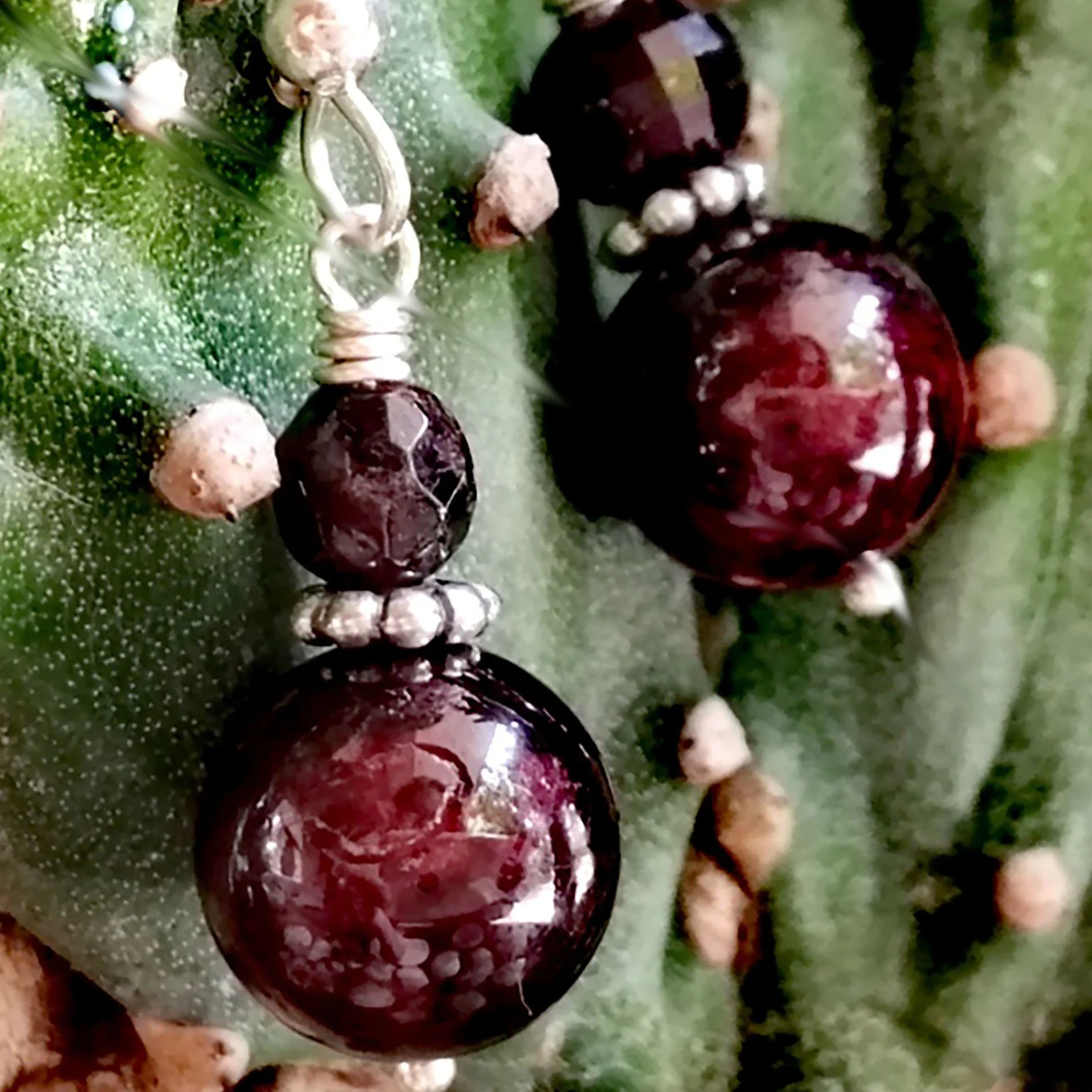 Garnet Earrings