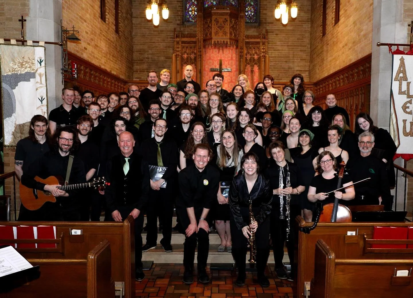 We had such a lovely time at Mt Olive Lutheran church performing Missa Gaia and a few local composers’ works. π A highlight of the evening was Interim Exec Director of @eastphillipsurbanfarm Joe Vital’s speech about the neighborhood &