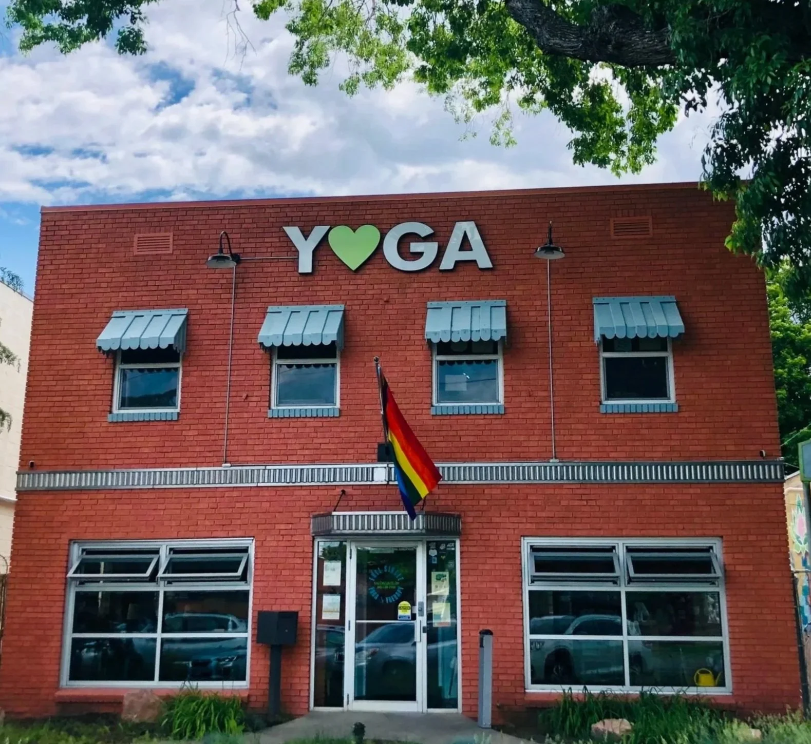 Front exterior of Full Circle Yoga & Therapy's office building located at 1719 S. Main Street, SLC UT 84115