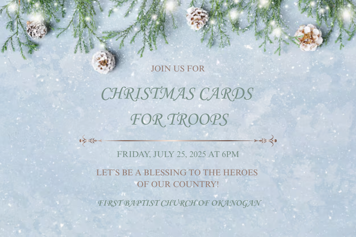 Christmas Cards for Troops