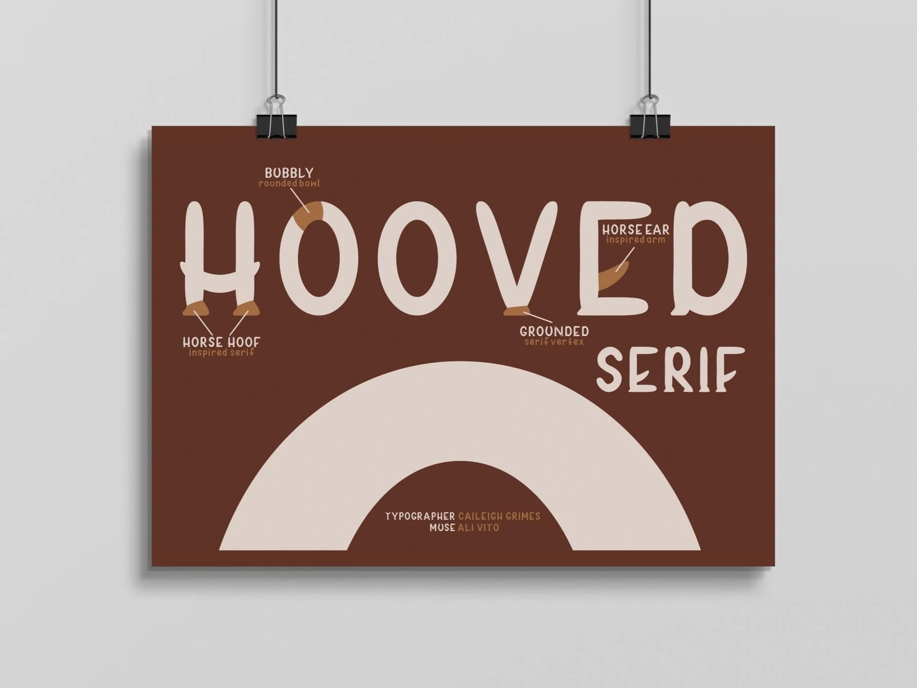 Hooved Typeface