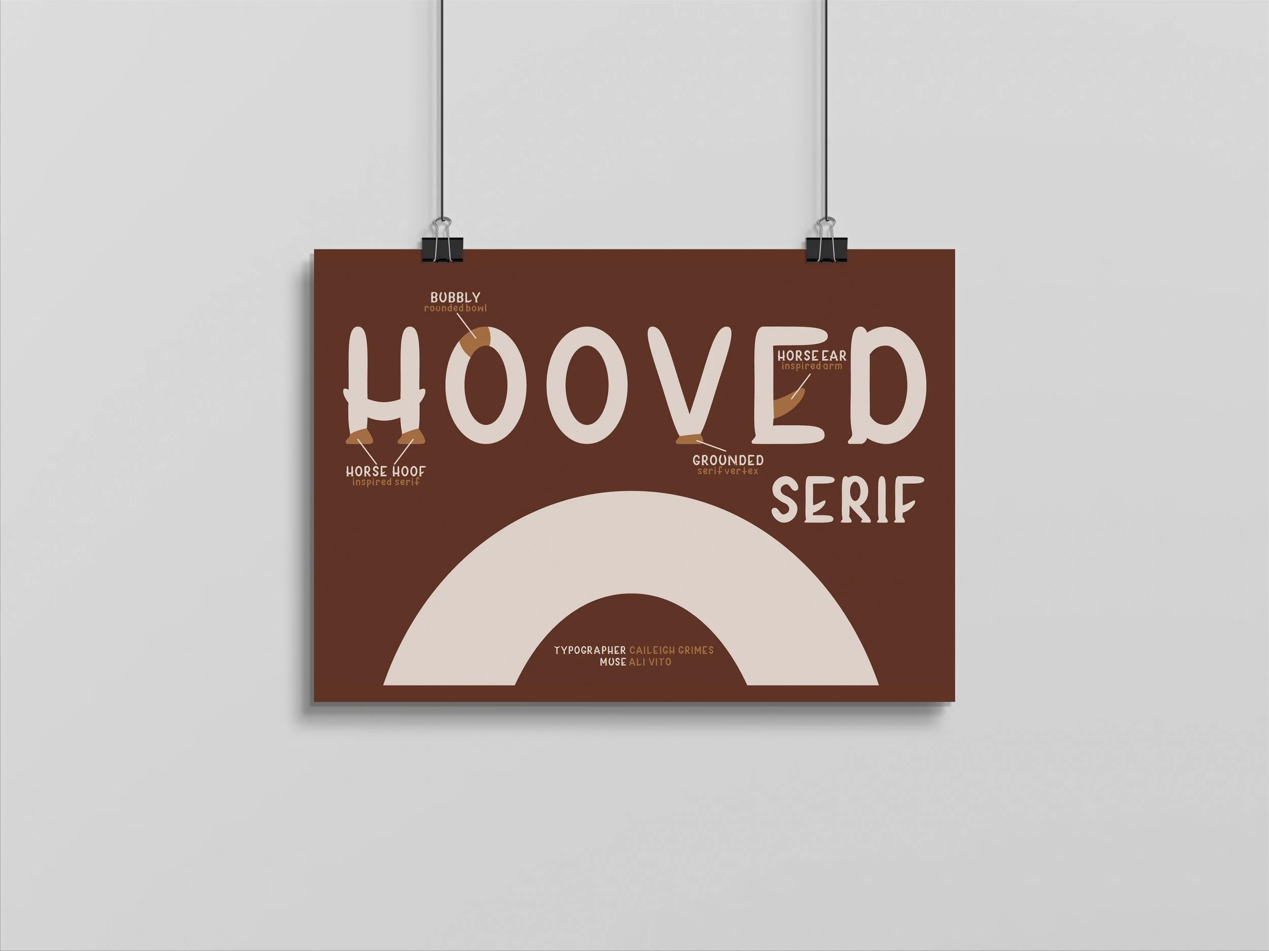 Hooved Typeface