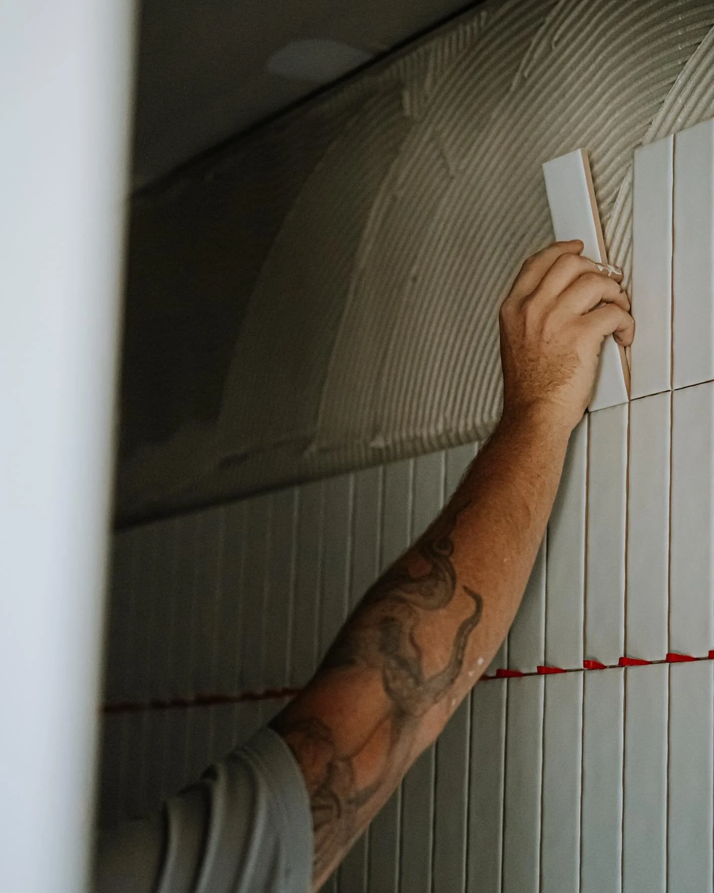 Each trade and element of building brings its own satisfaction. But we will never tire of watching tiles transform our spaces.