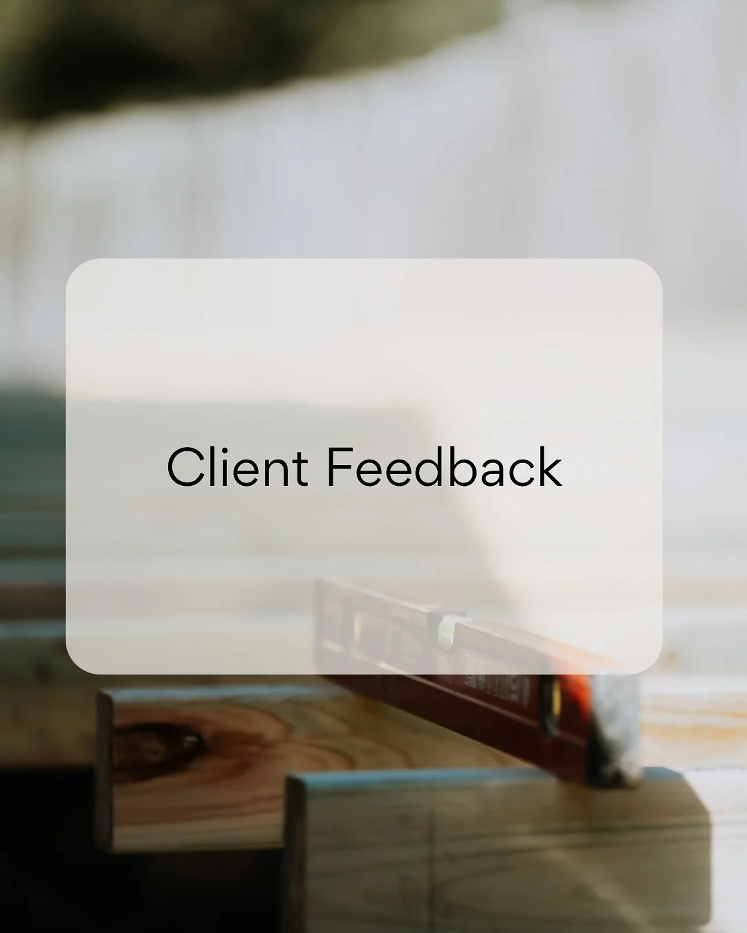 Maintaining a focus on people, communication and relations.
Always grateful for feedback, the good and the constructive.