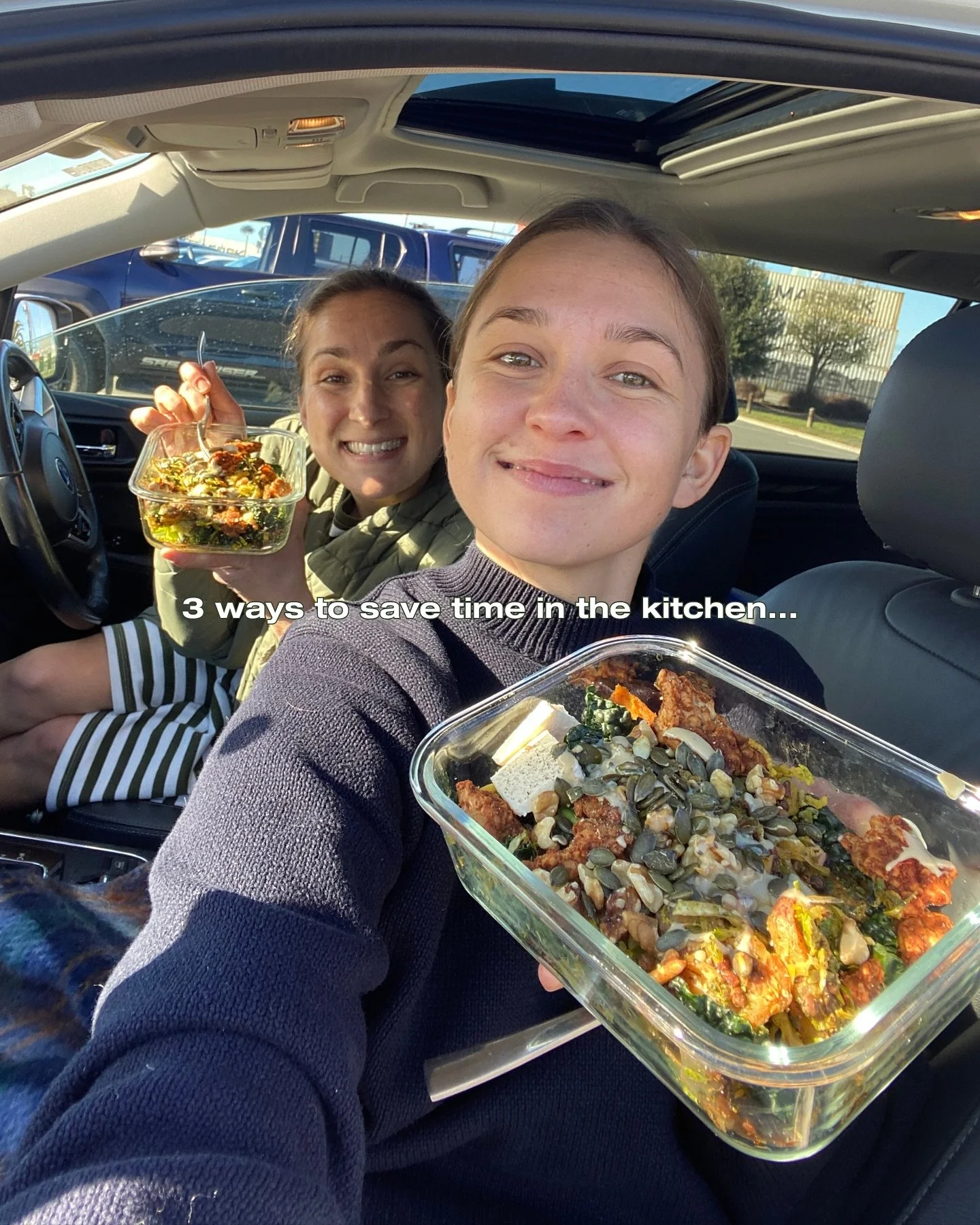 3 ways to save time in the kitchen this week ⏱️ 

We&rsquo;re all about being intelligently lazy in the kitchen! If you want recipes that come together in minutes, comment START and we&rsquo;ll send you a free trial on the Two Raw Sisters App 💛
